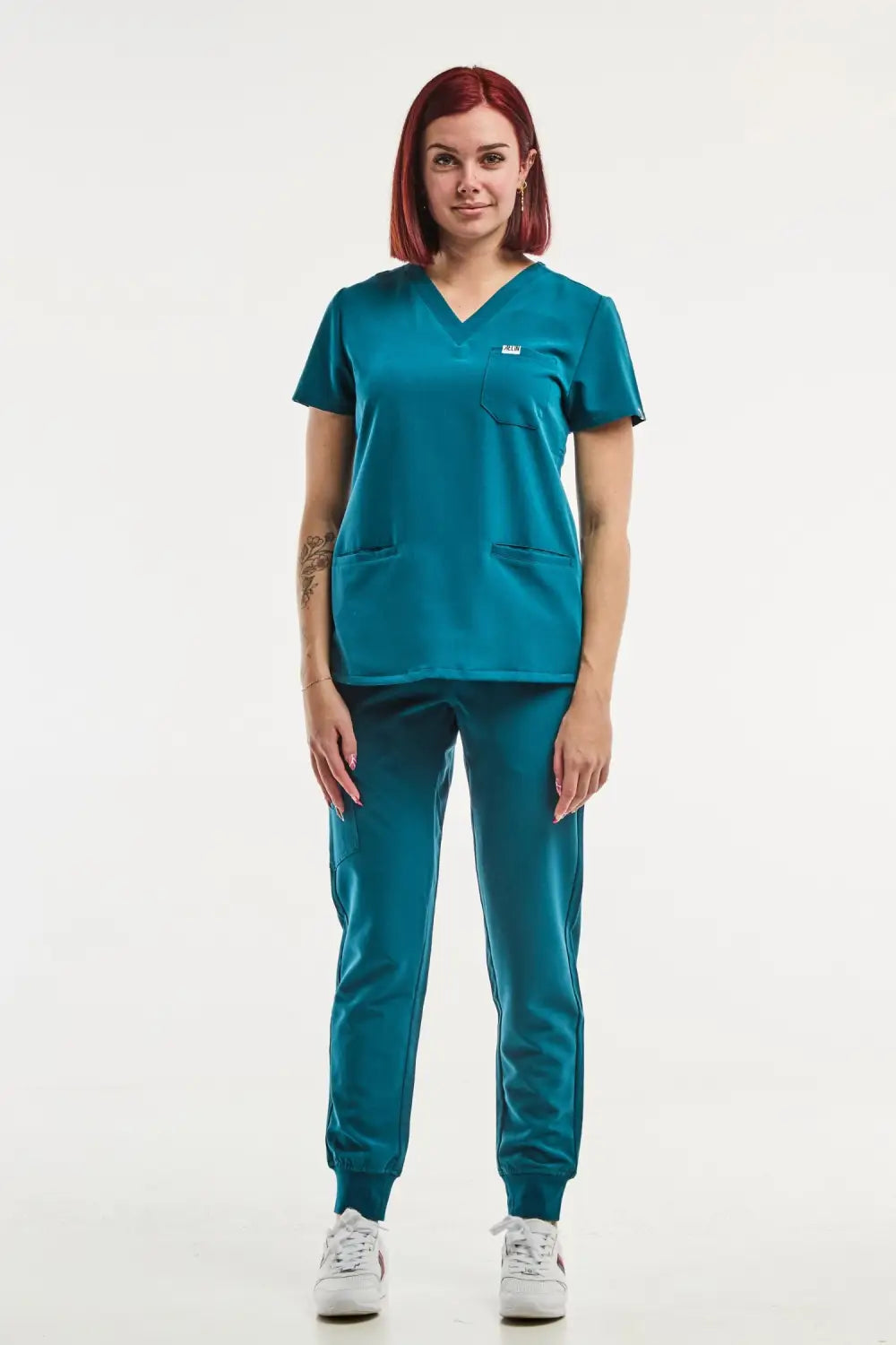 Aelin Paris Tenue Médicale Stretch Femme Vert turquoise