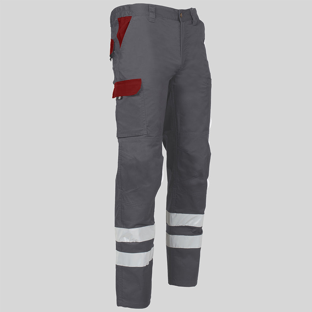 Gary's Pants Arce pantalon unisexe noir/marine bandes