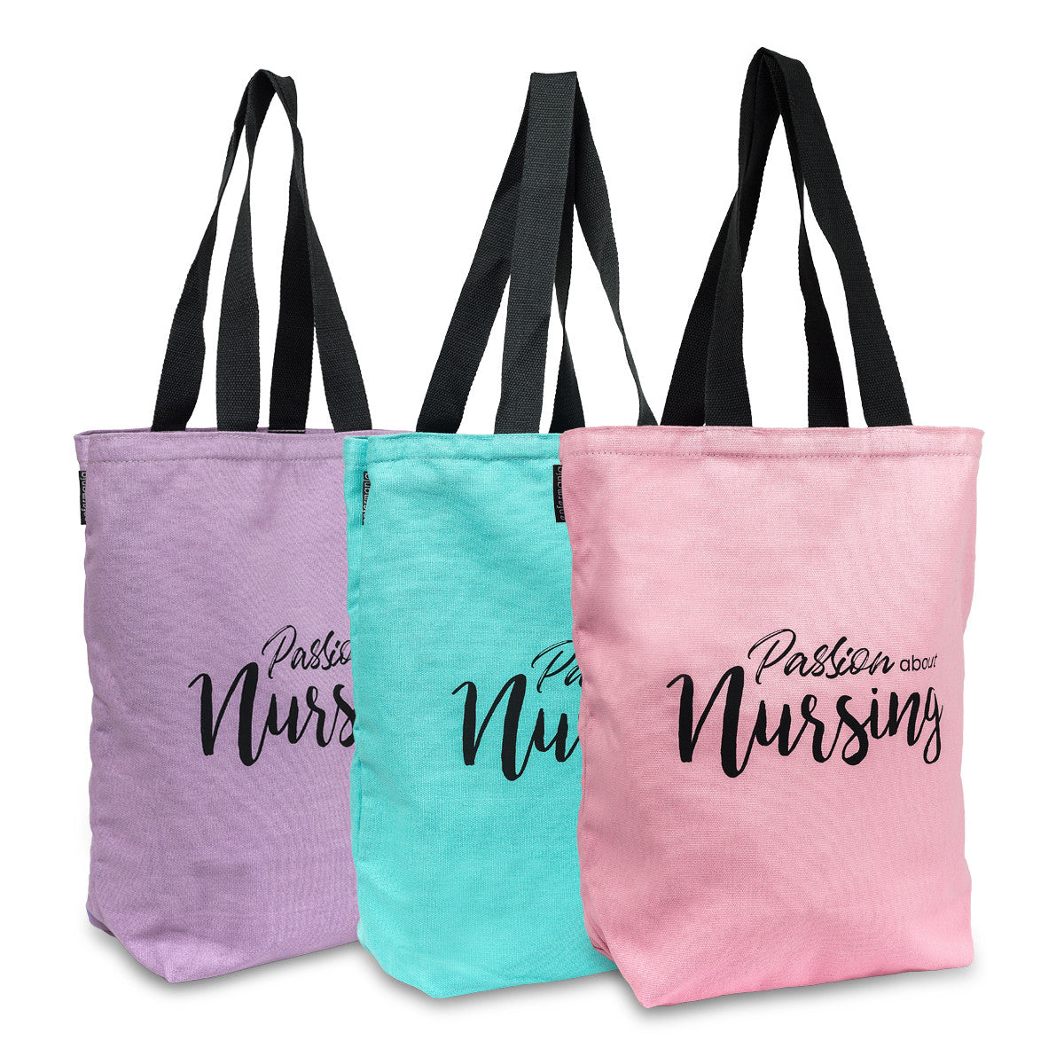 Enfermania Bolsa Tote Algodon sac tote coton lavande 37x40