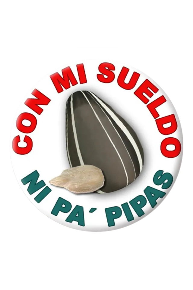 Enfermania Regalos Ni pa' pipas badge rond 38 mm