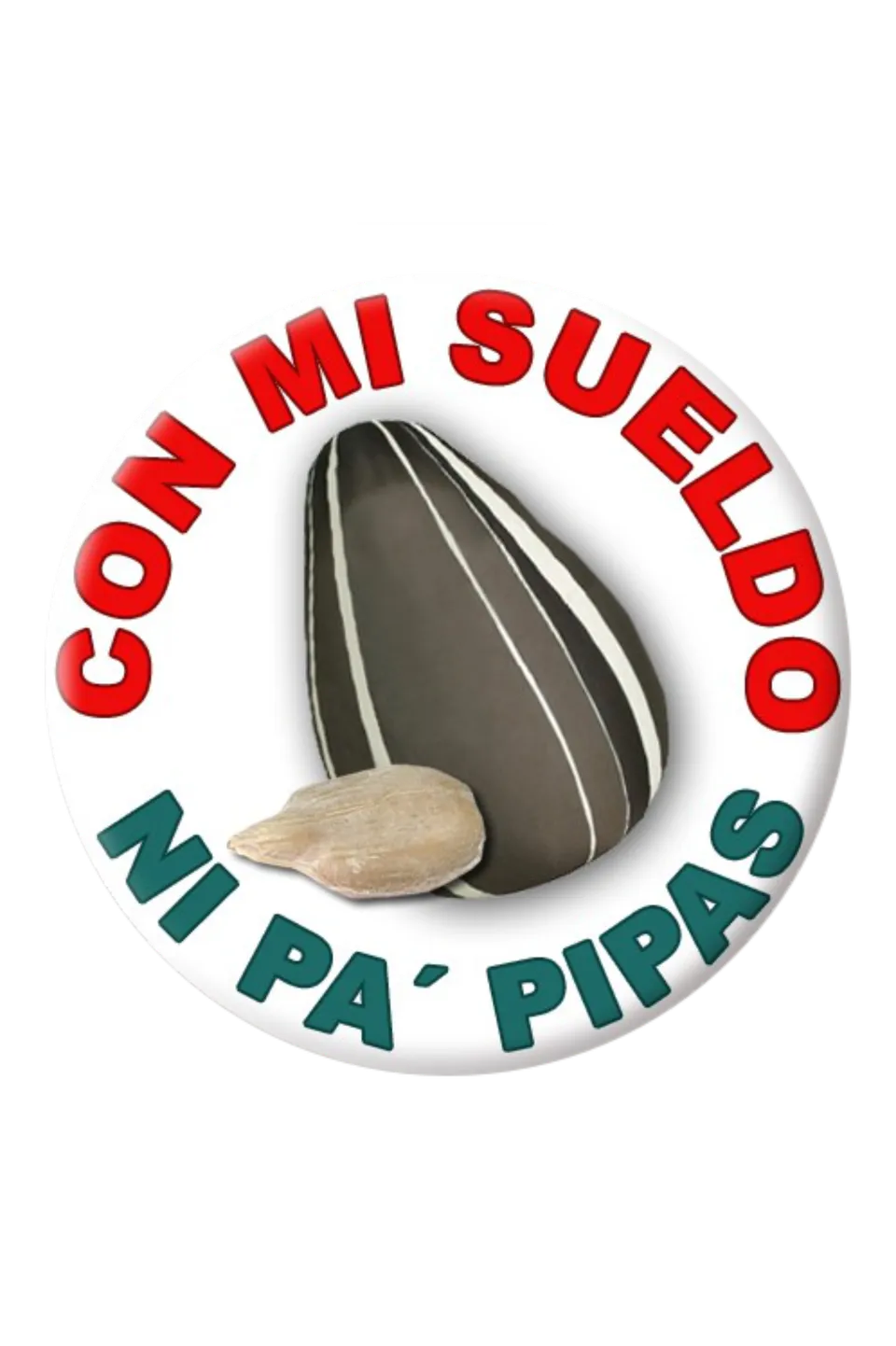 Enfermania Regalos Ni pa' pipas badge rond 38 mm