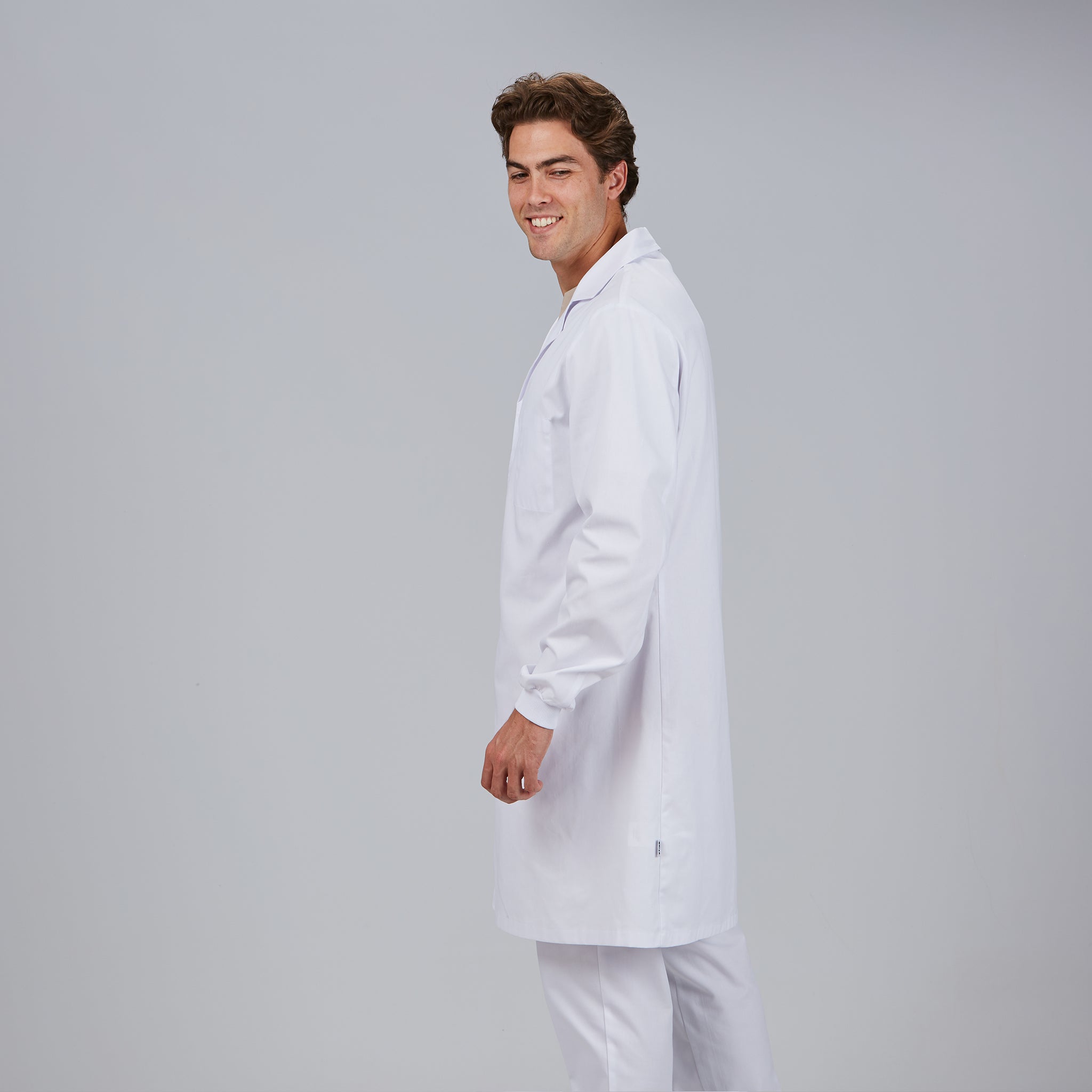 Gary's Enzo blouse médicale blanche unisexe manches longues