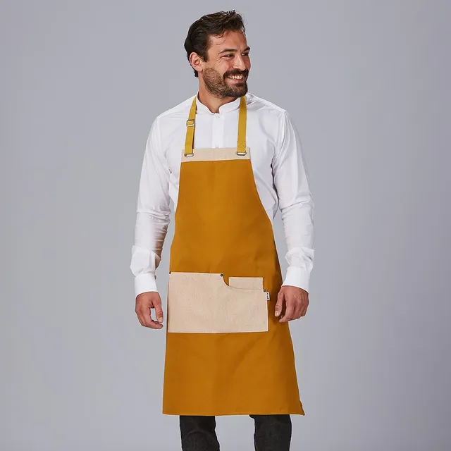 Tablier Gary's bavette bicolore noir 88x74 cm TU