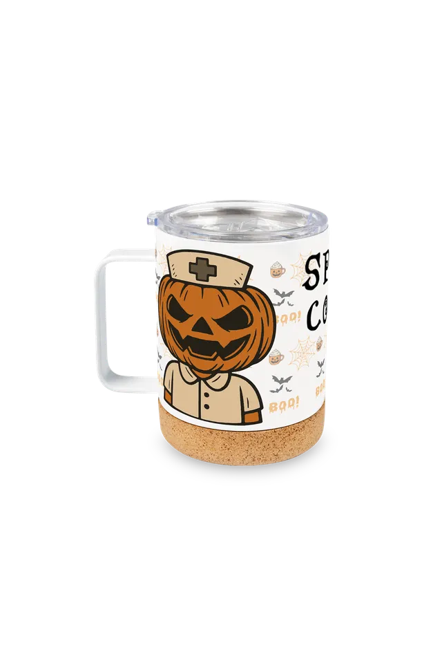 Enfermania Regalos mug isotherme 330 ml halloween inox