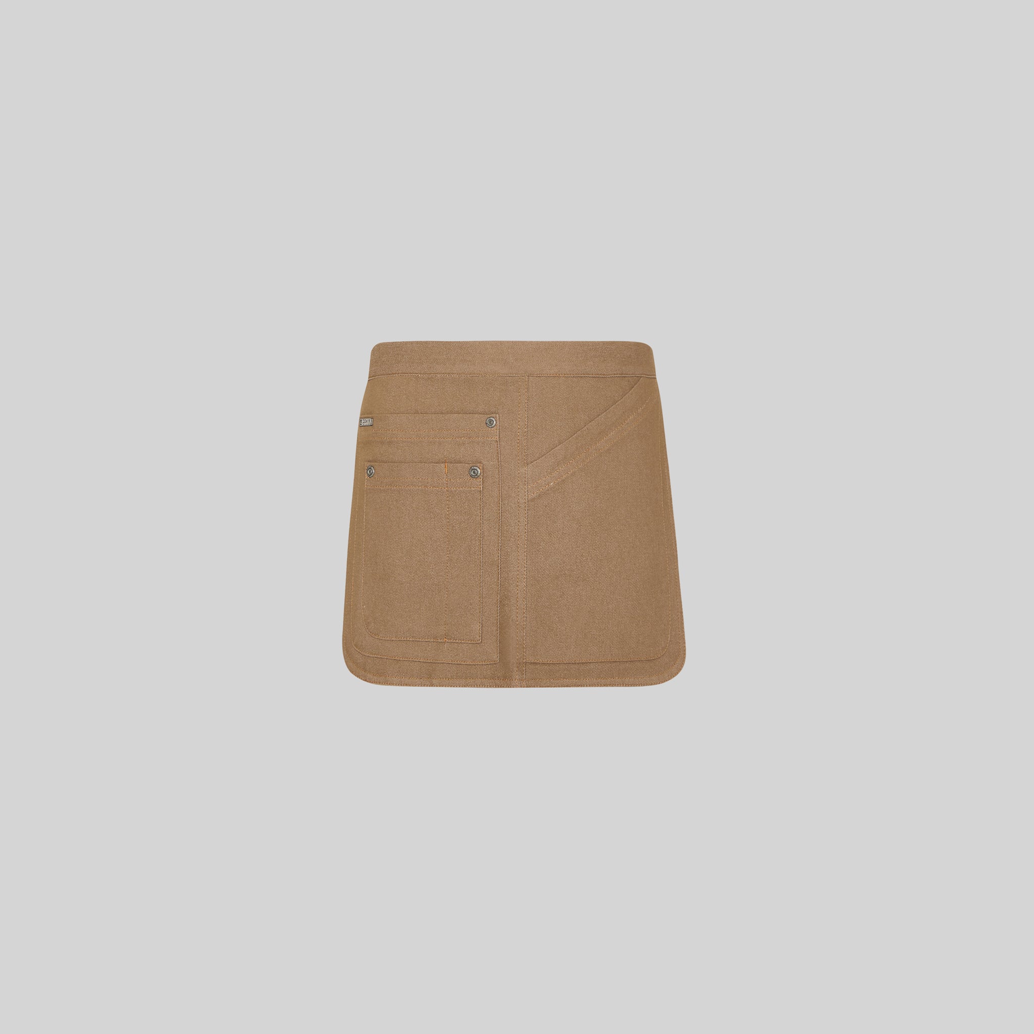 Gary's Dubai demi-tablier denim marron 28x39 cm