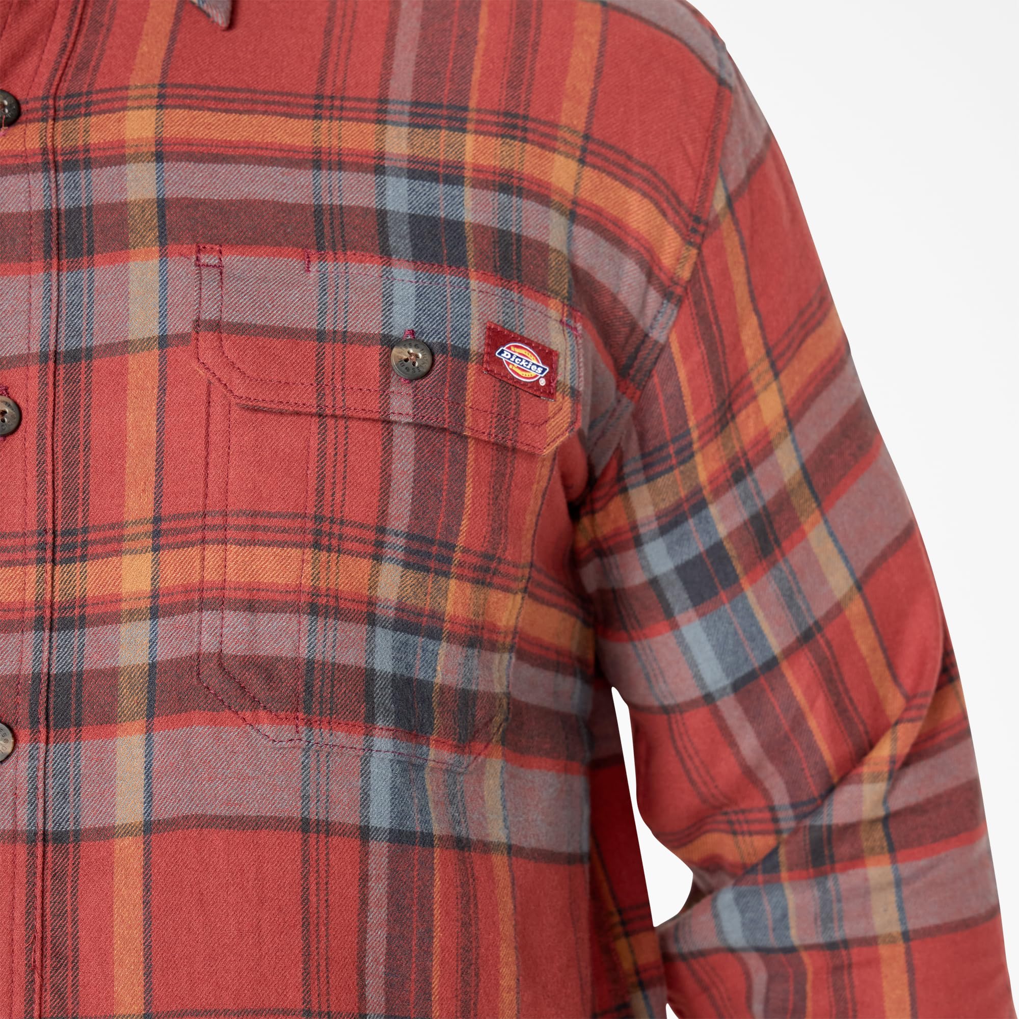 Dickies Flex Flannel chemise flanelle homme manches longues carreaux