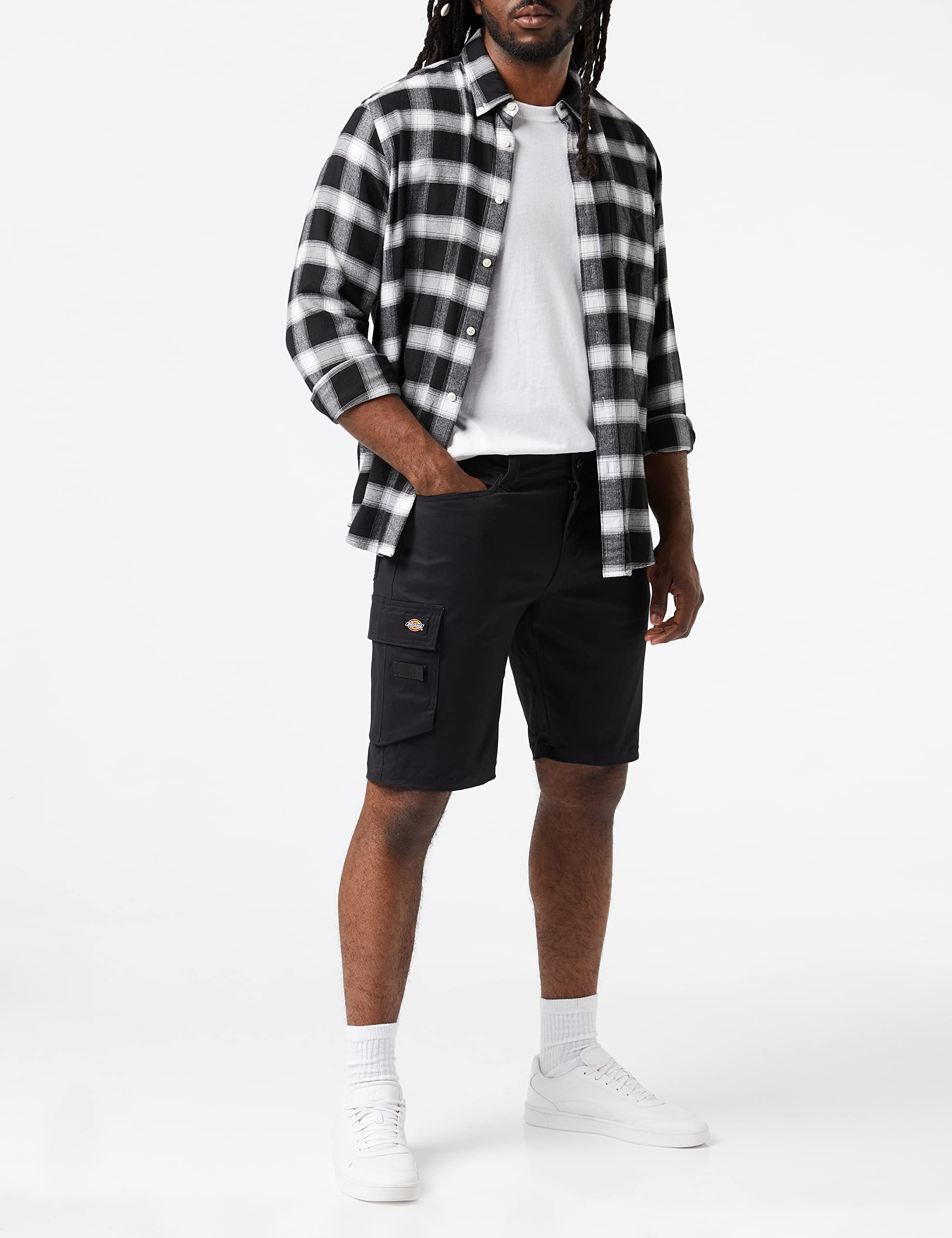 Dickies Lead in Flex Short Cargo Travail Gris 38W