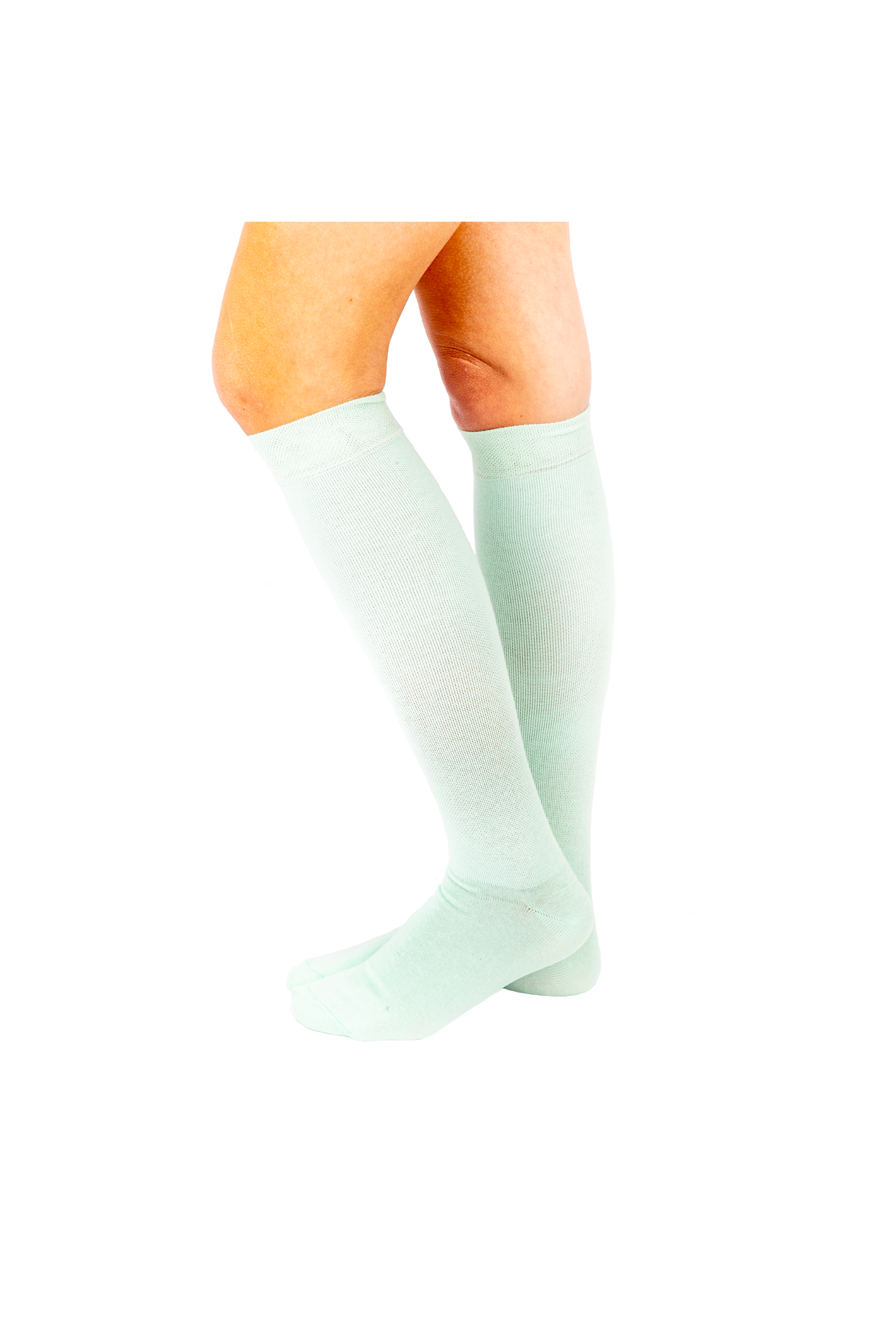 Enfermania Ropa chaussettes compression lisses bleues