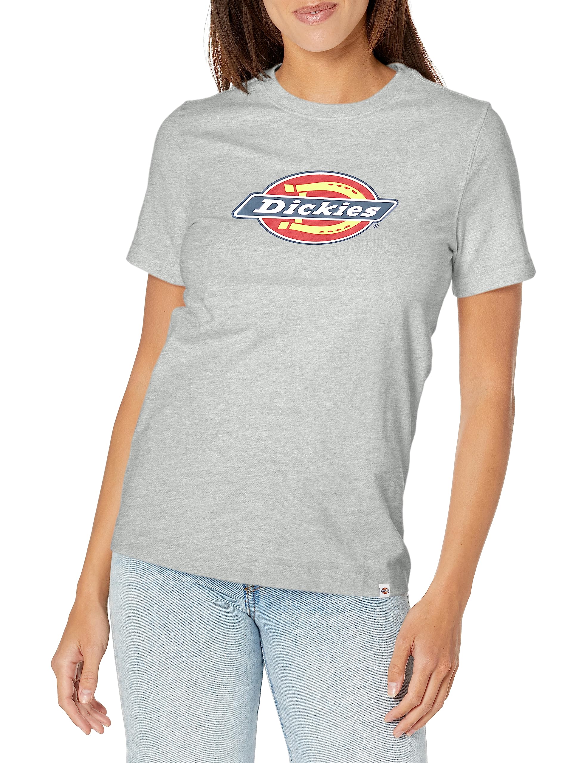 Dickies t-shirt épais logo femme noir jersey lourd