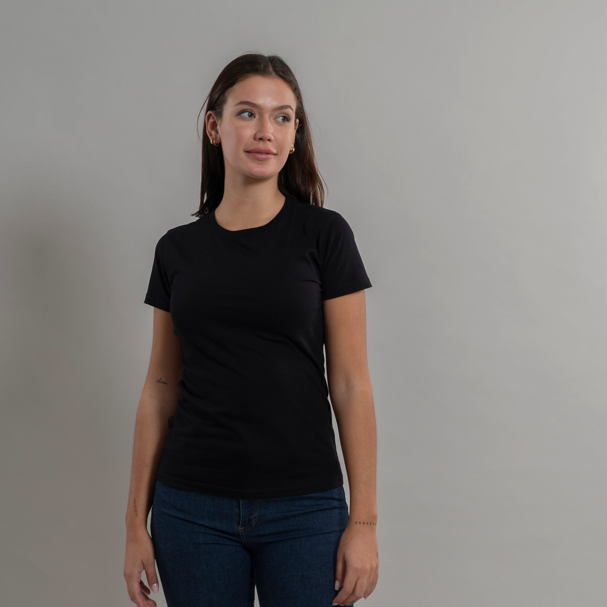 Gary's T-Shirts T-shirt Loarre femme noir coton