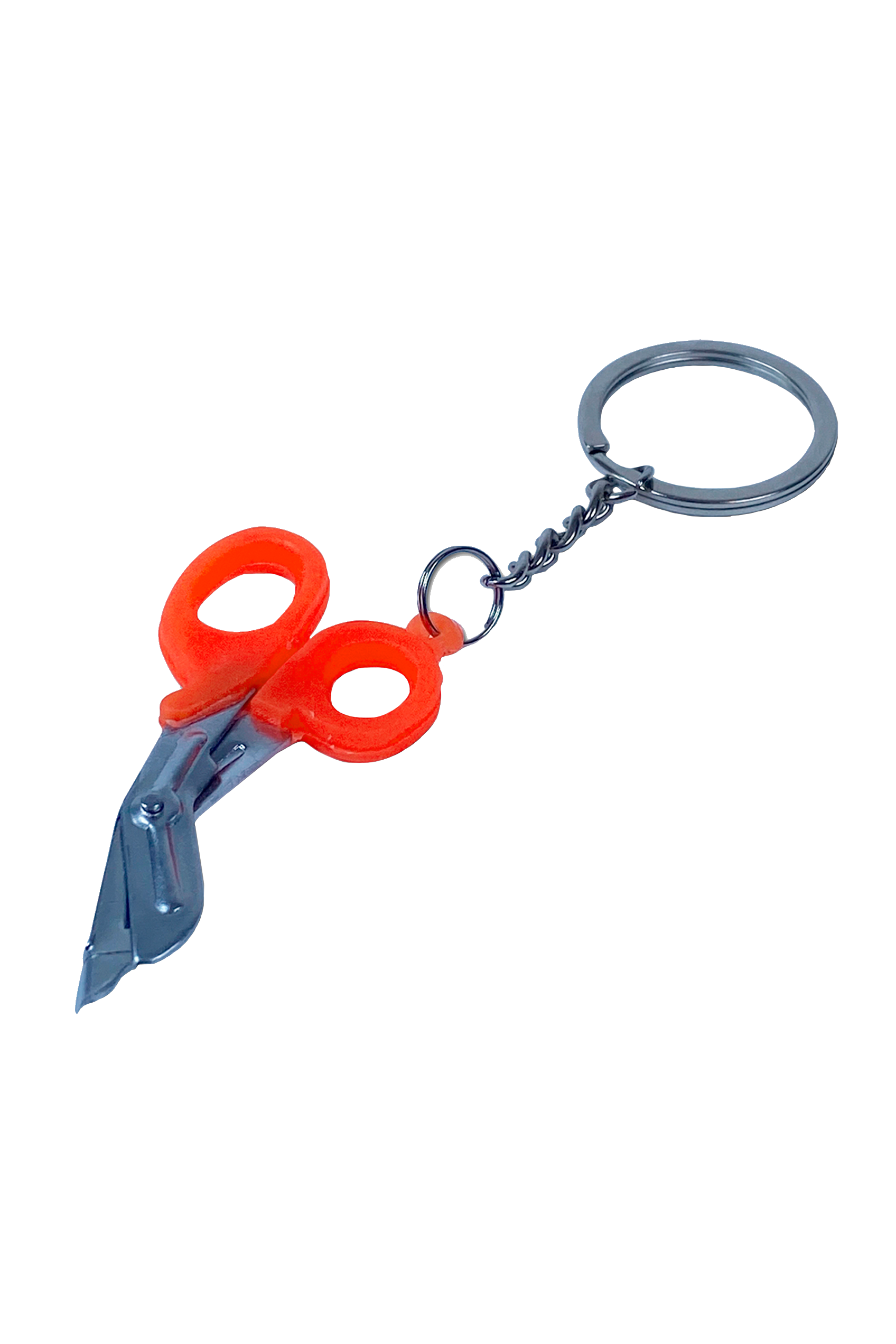Enfermania Regalos Porte-clés ciseaux EMS métal corail