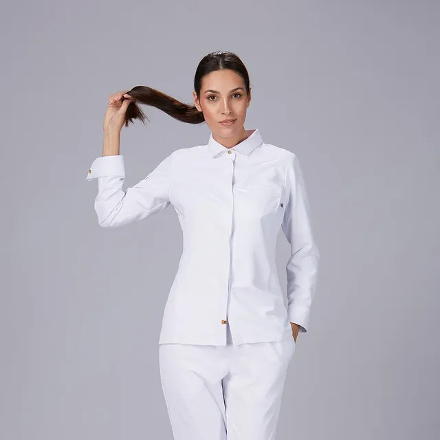 GARY'S Moral veste cuisine femme noire microfibre recyclée