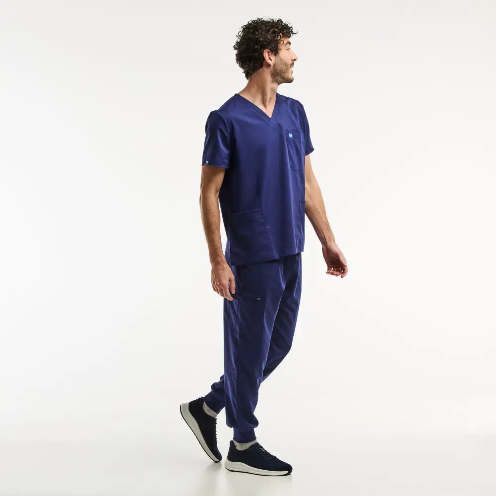 Aelin LUCA Jogger tenue médicale homme bleu marine