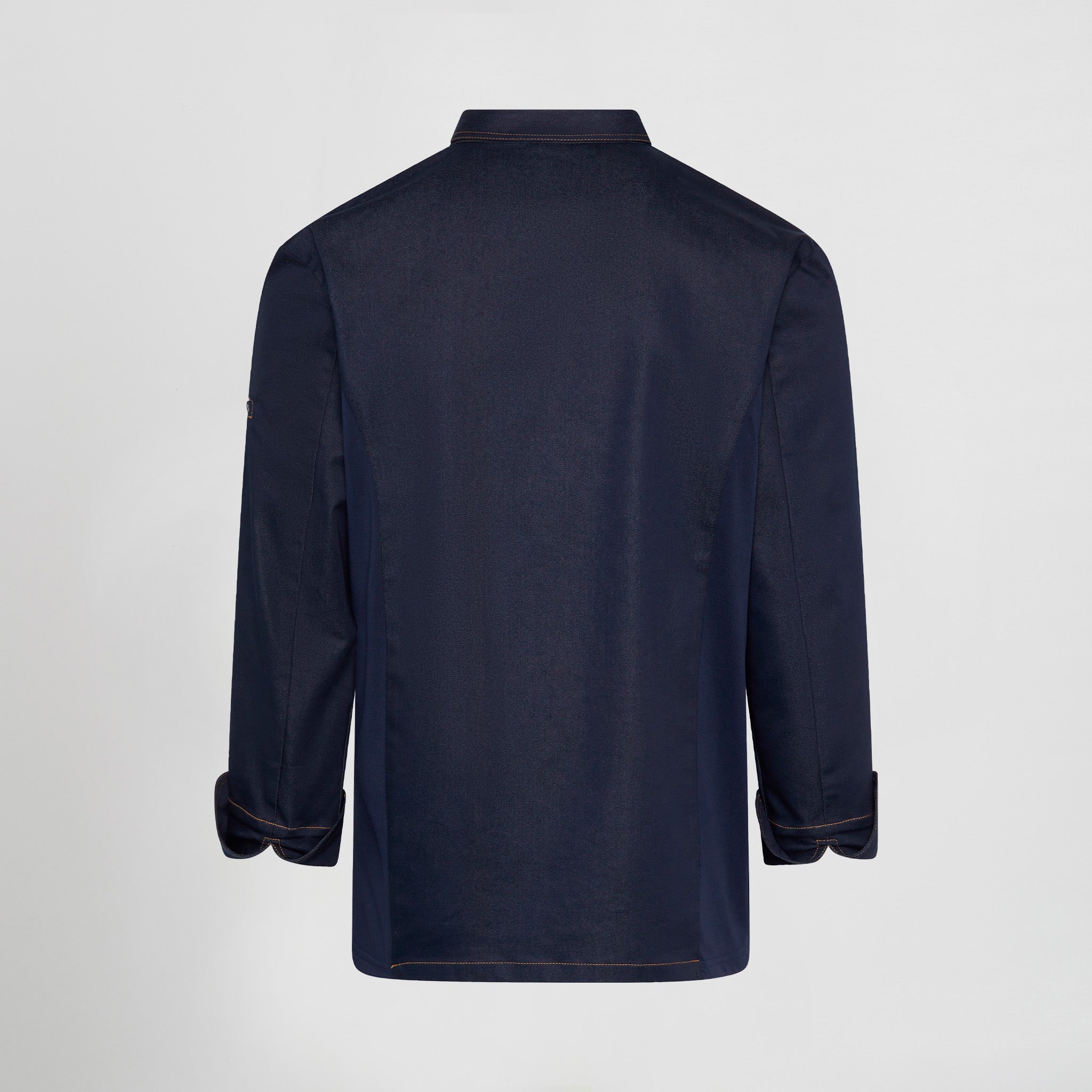 GARY'S Prieto veste de cuisine denim marine col chemise