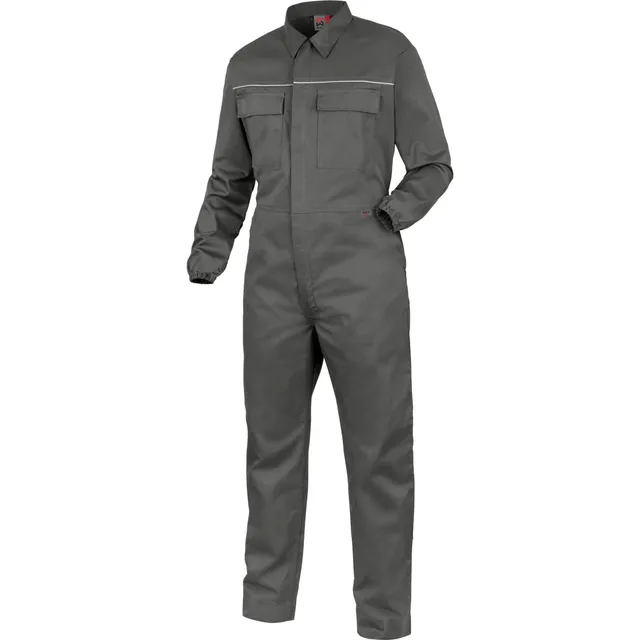 Würth MODYF Classic Combinaison Coton Grise Fermeture YKK