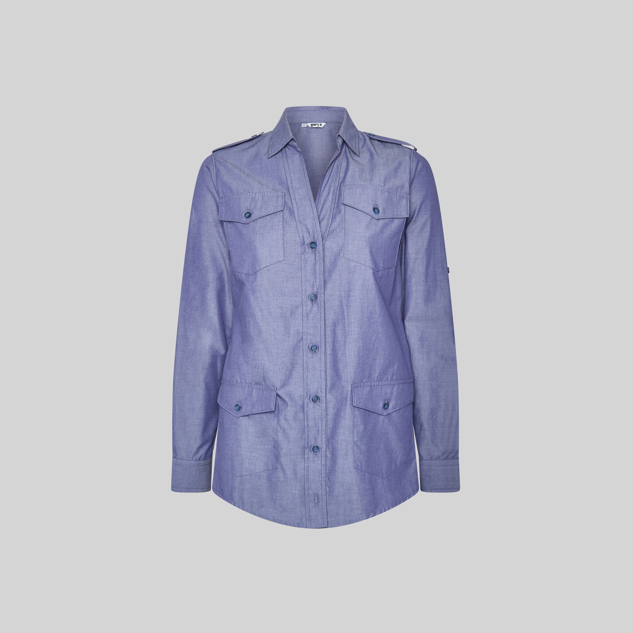 GARY'S Daniela chemise femme marine 104 coton