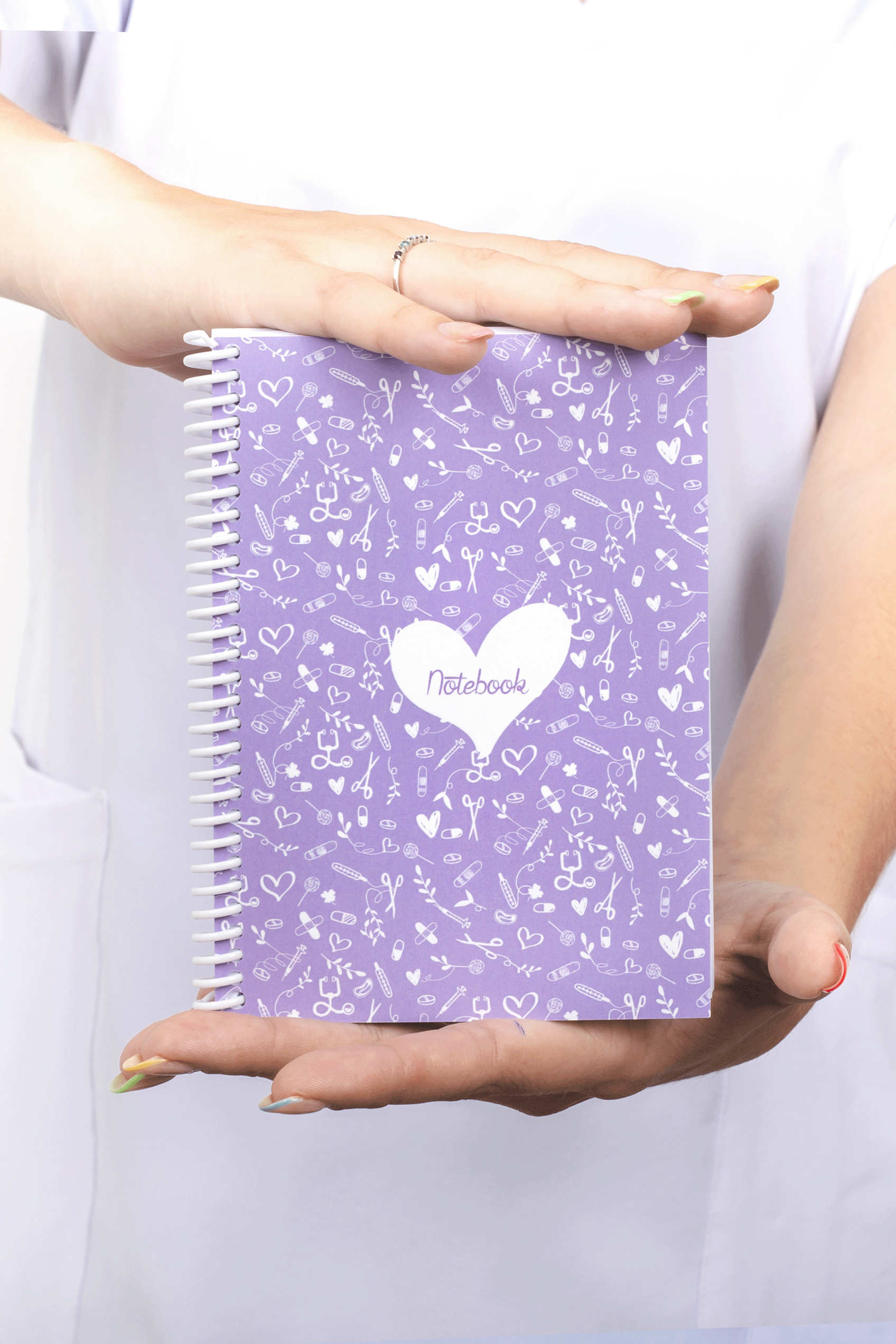 Enfermania Sweet Lavanda carnet A6 poche 50 pages