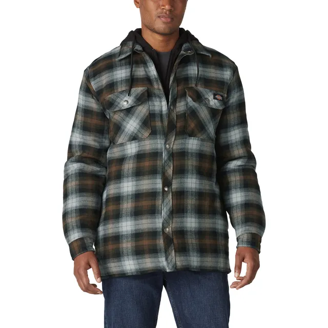Dickies veste flanelle à capuche doublée fleece homme