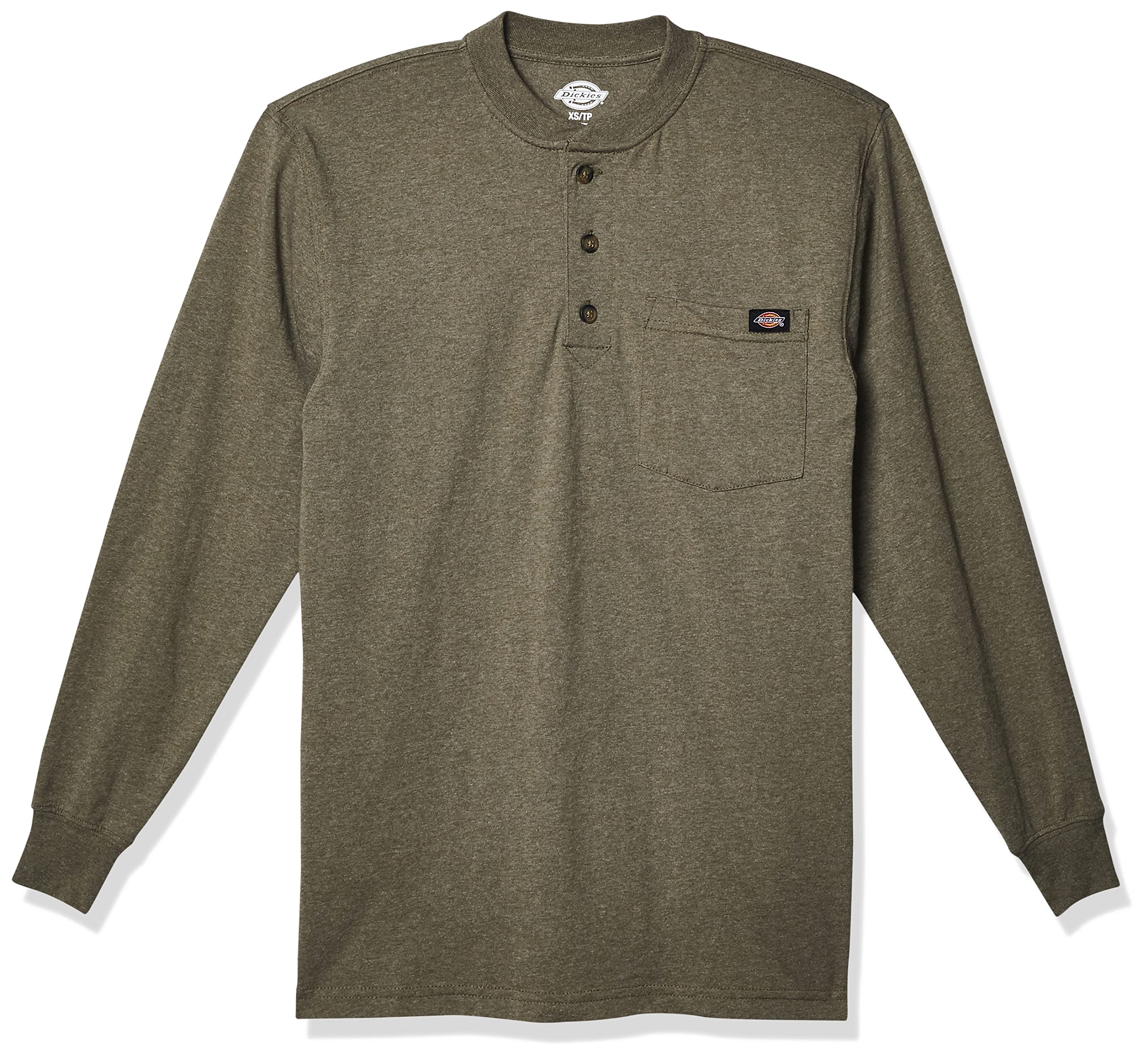 Dickies Chemises Henley Manches Longues Brown Duck Épais
