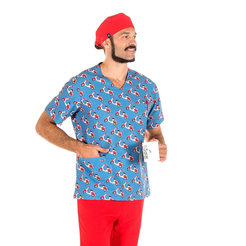 Gary's Berta Tunique Médicale Unisexe Motif Dental Microfibre