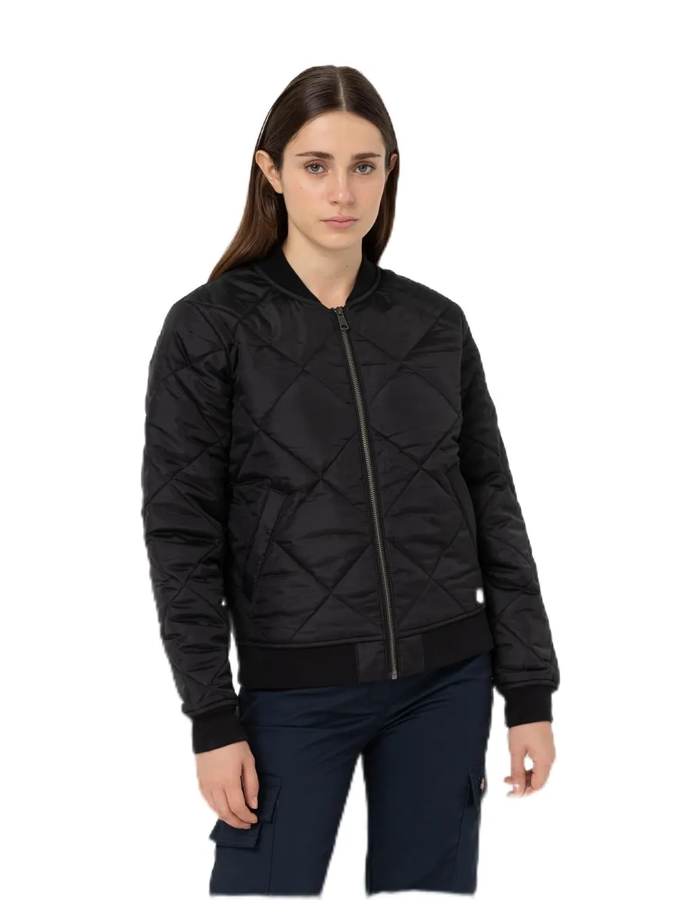 Dickies Vestes Bomber Matelassé Femme Noir S