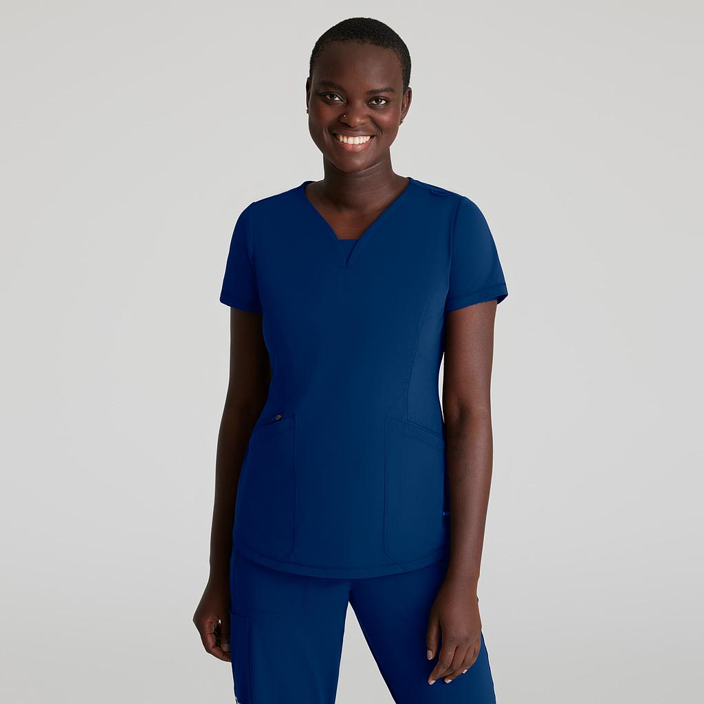 Gary's Serene Top blouse médicale noir stretch