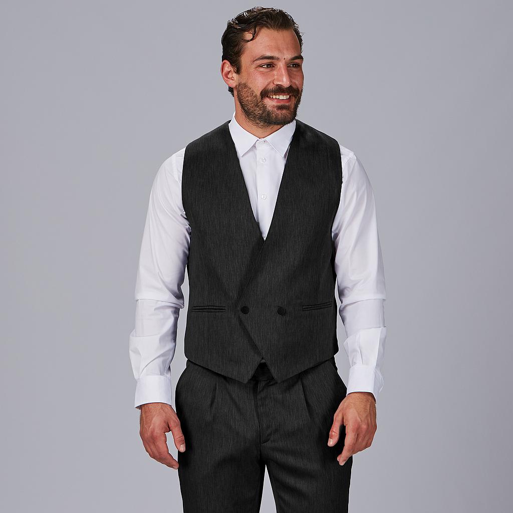 GARY'S Vests Berdejo gilet croisé homme noir extensible