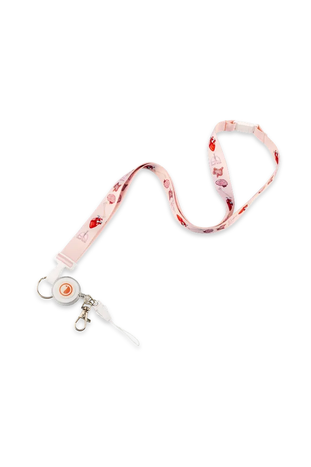 Enfermania Organs Collection lanyard tour de cou organes 57 cm