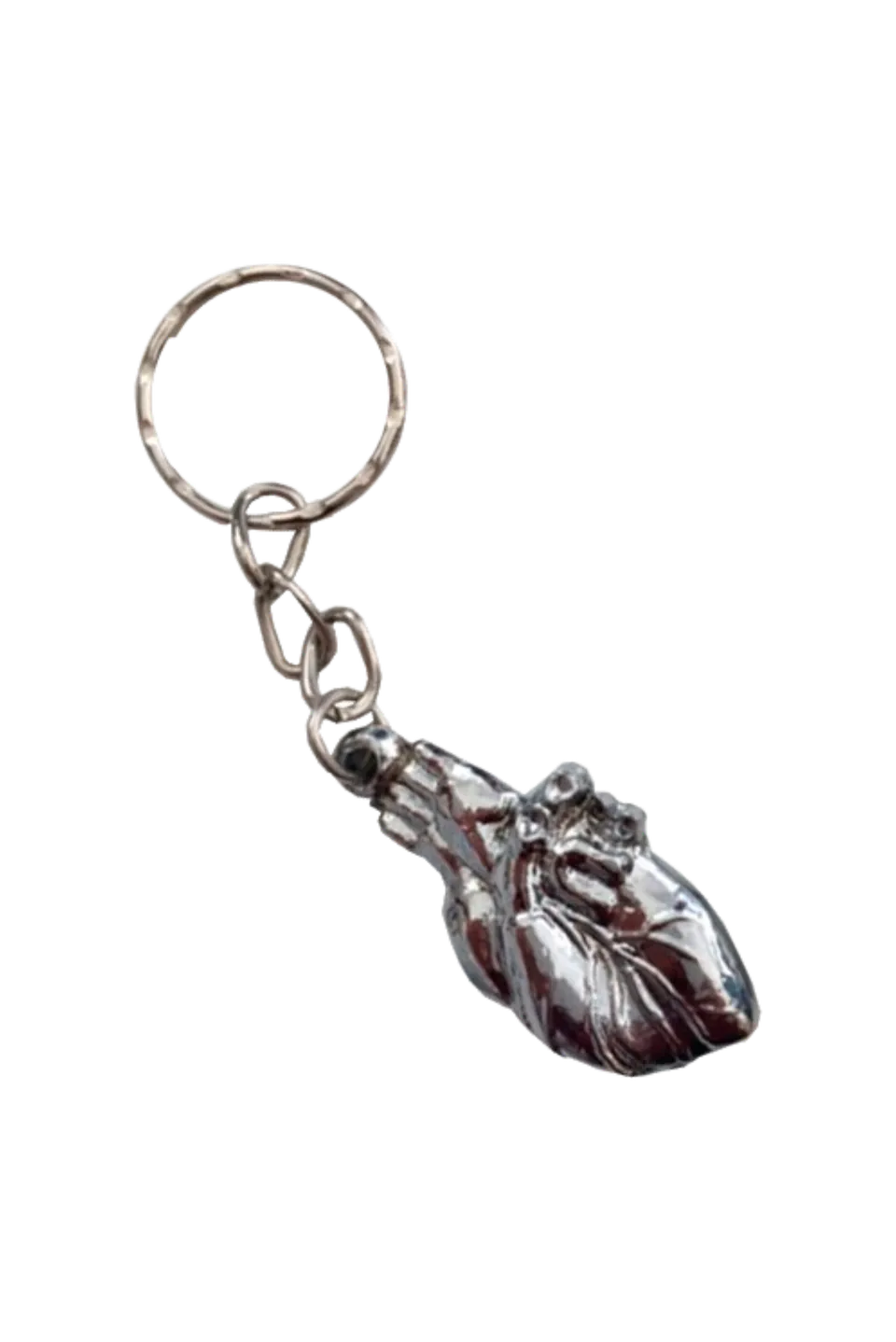 Enfermania porte-clés métal coeur soignant