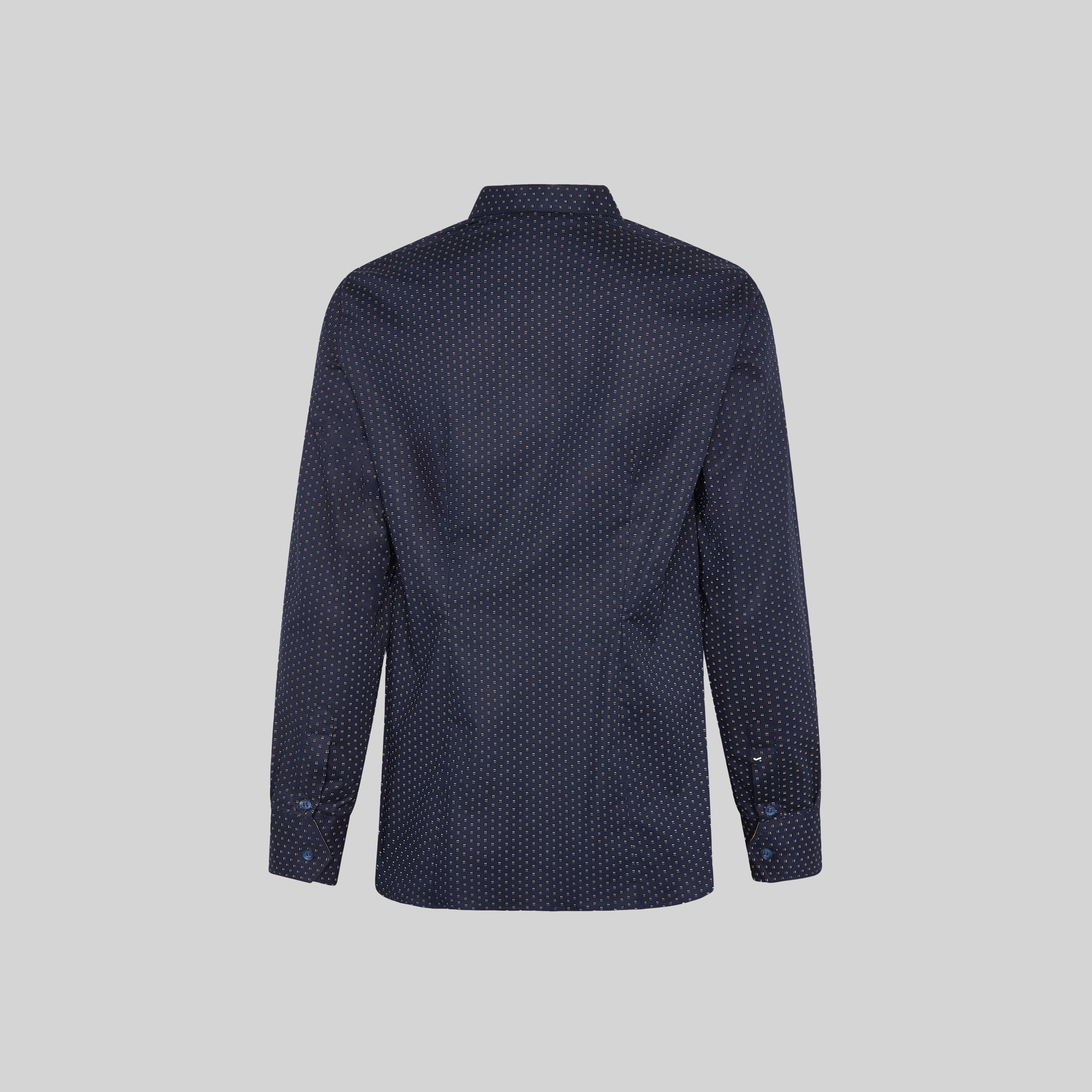 GARY'S Teresa chemise femme marine pois bicolore