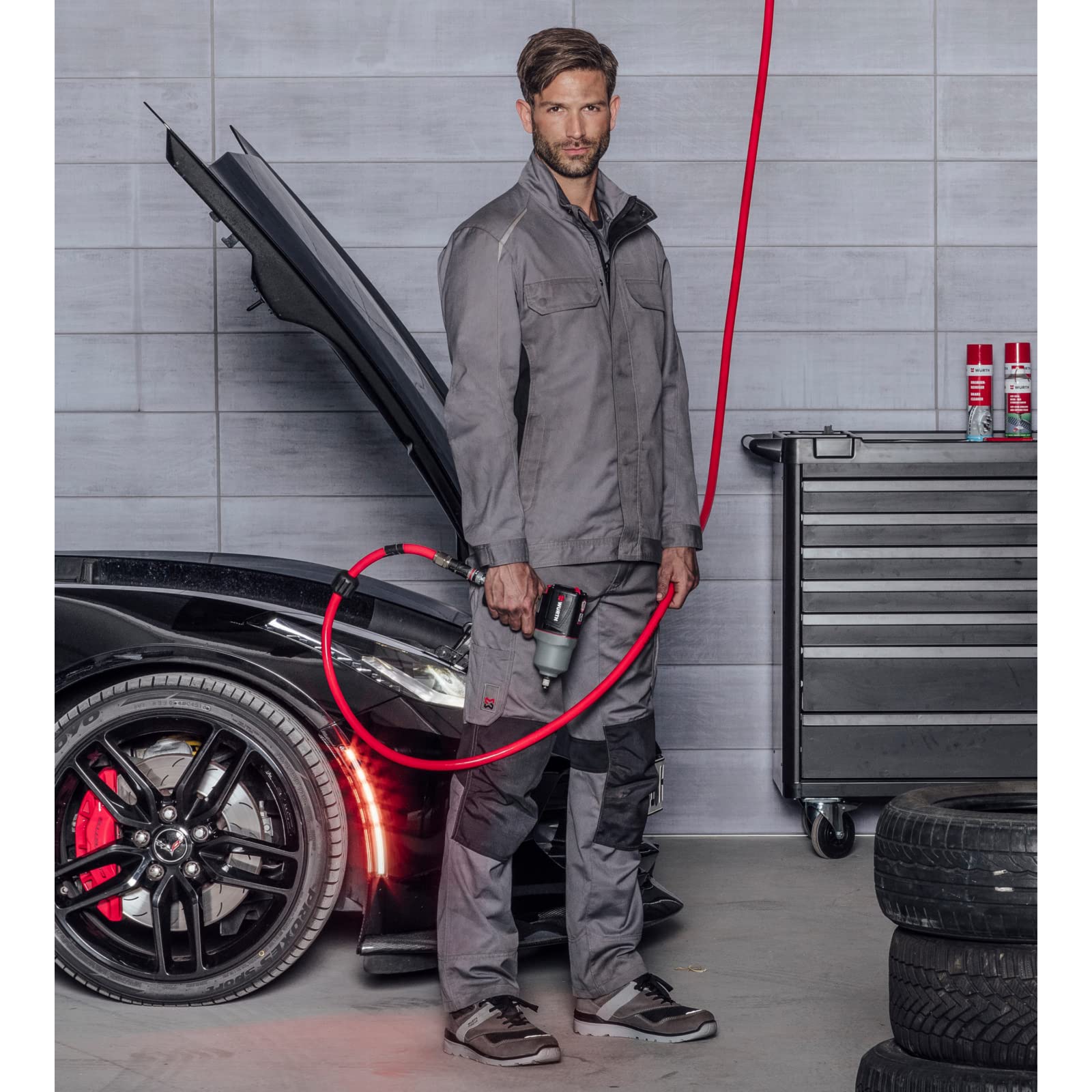 Würth MODYF Cetus veste de travail gris/anthracite M sans métal