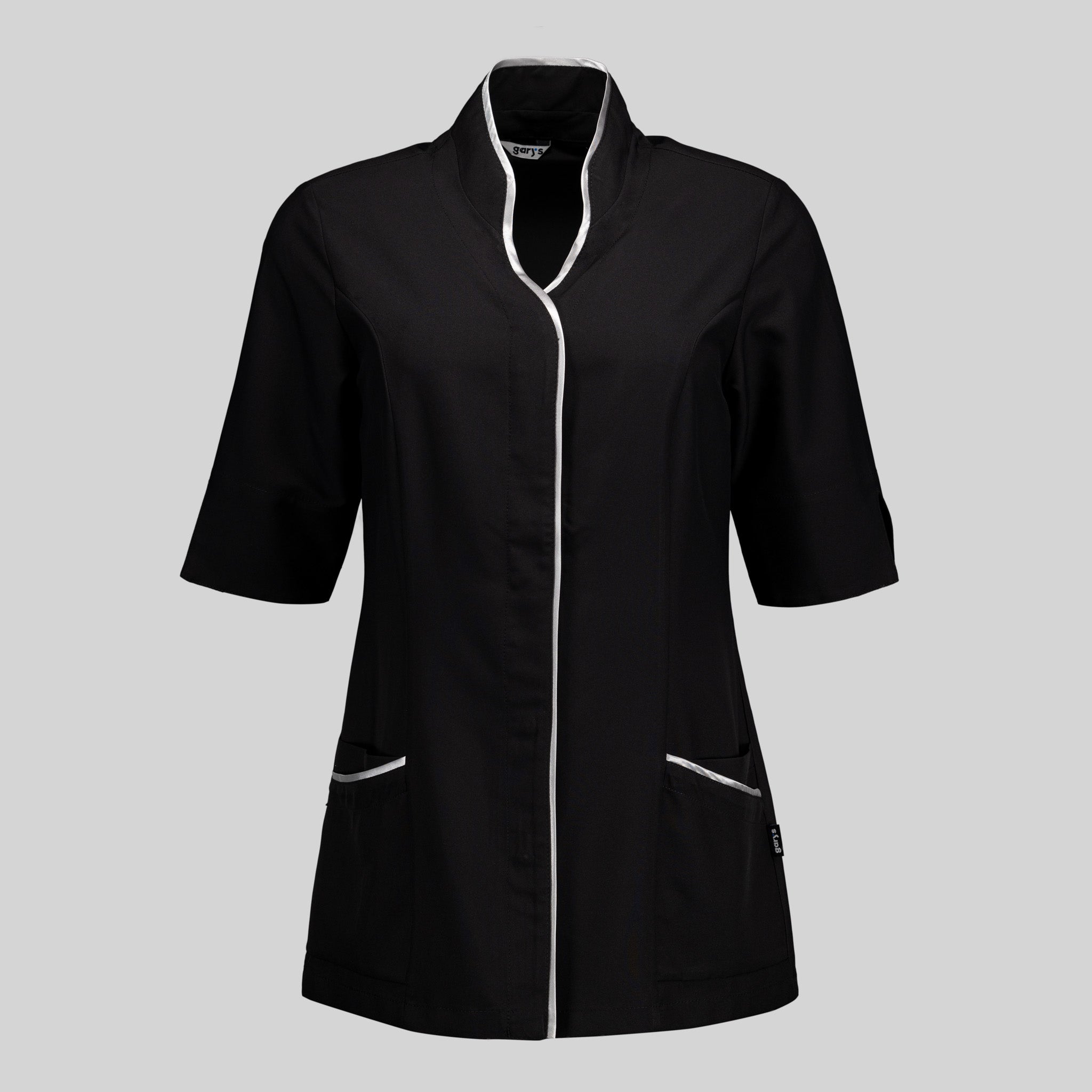 GARY'S Cuba blouse médicale femme noire microfibre