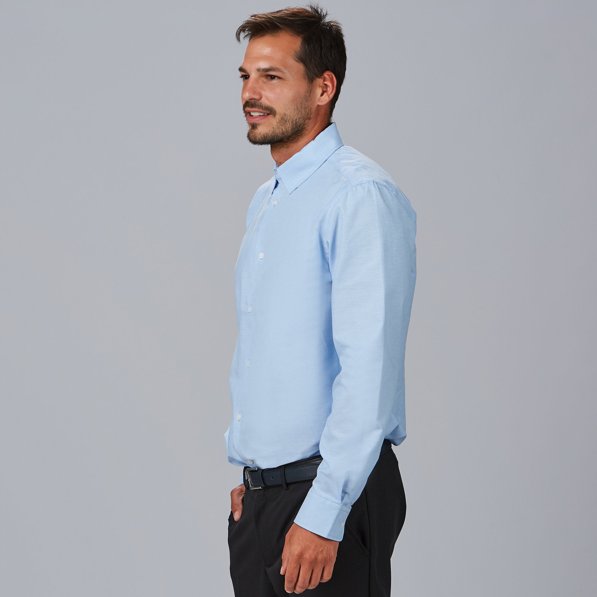 Gary's Shirts chemise slim homme 260004 noire élasthanne