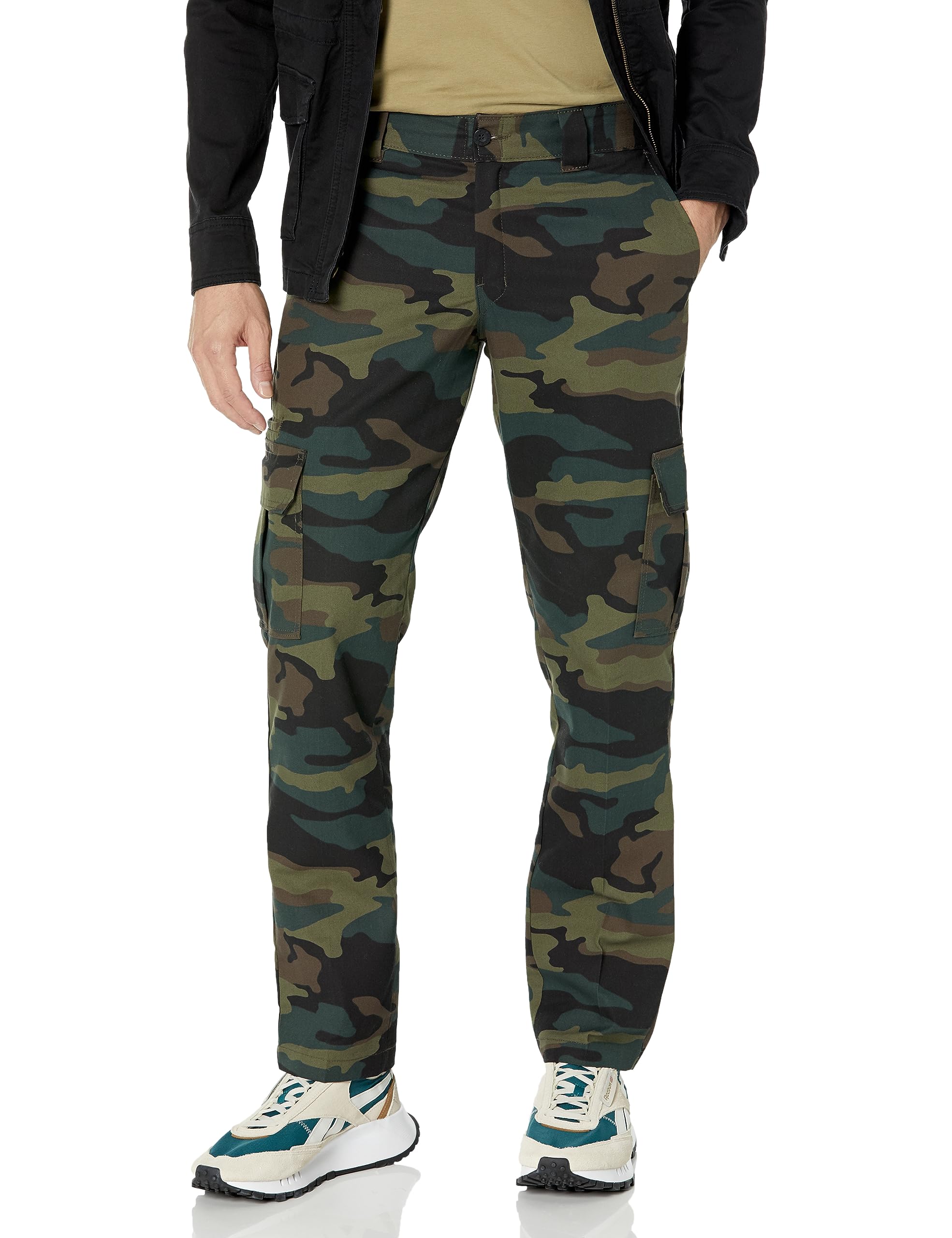 Dickies Slim cargo pantalon travail homme noir
