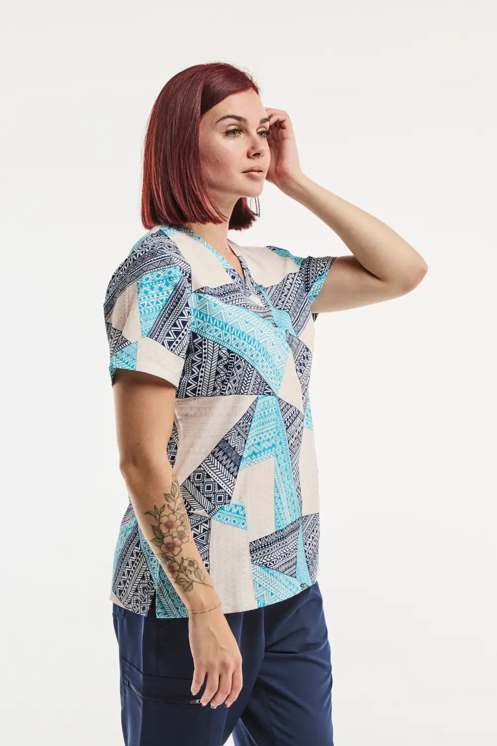Aelin Paris tunique médicale géométrie élégante femme