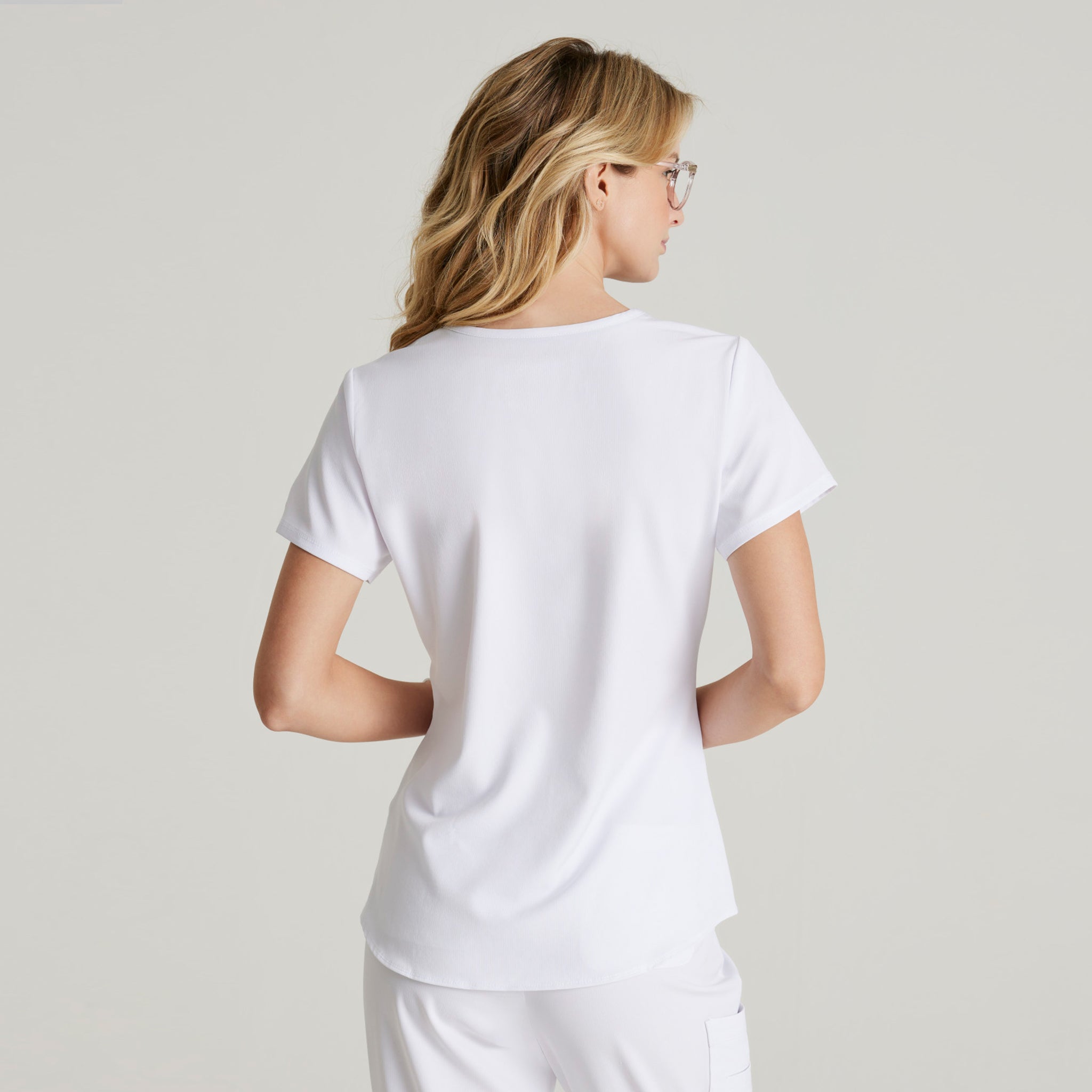 Gary's Breeze by Barco blouse médicale blanc stretch