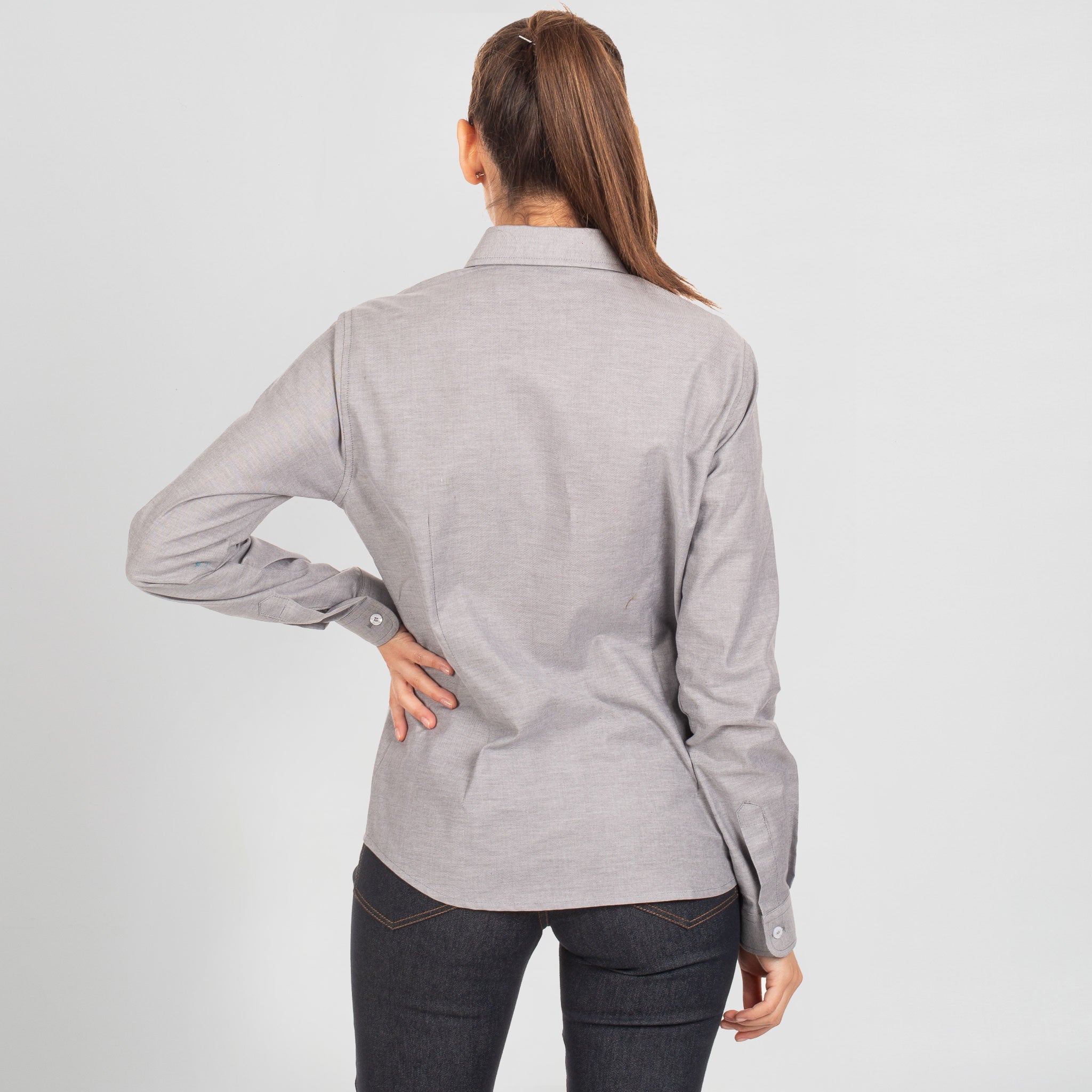 GARY'S Oxford chemise femme blanche M manches longues