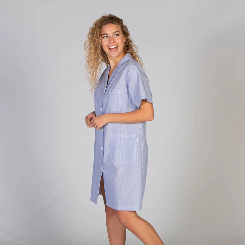 GARY'S Vichy blouse femme manches courtes carreaux
