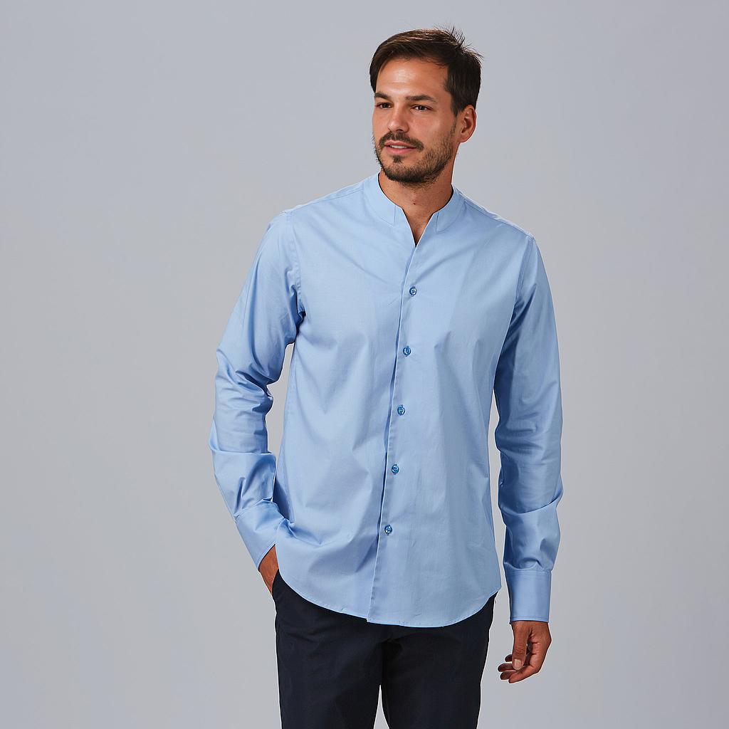 GARY'S Loris chemise homme slim noir coton stretch