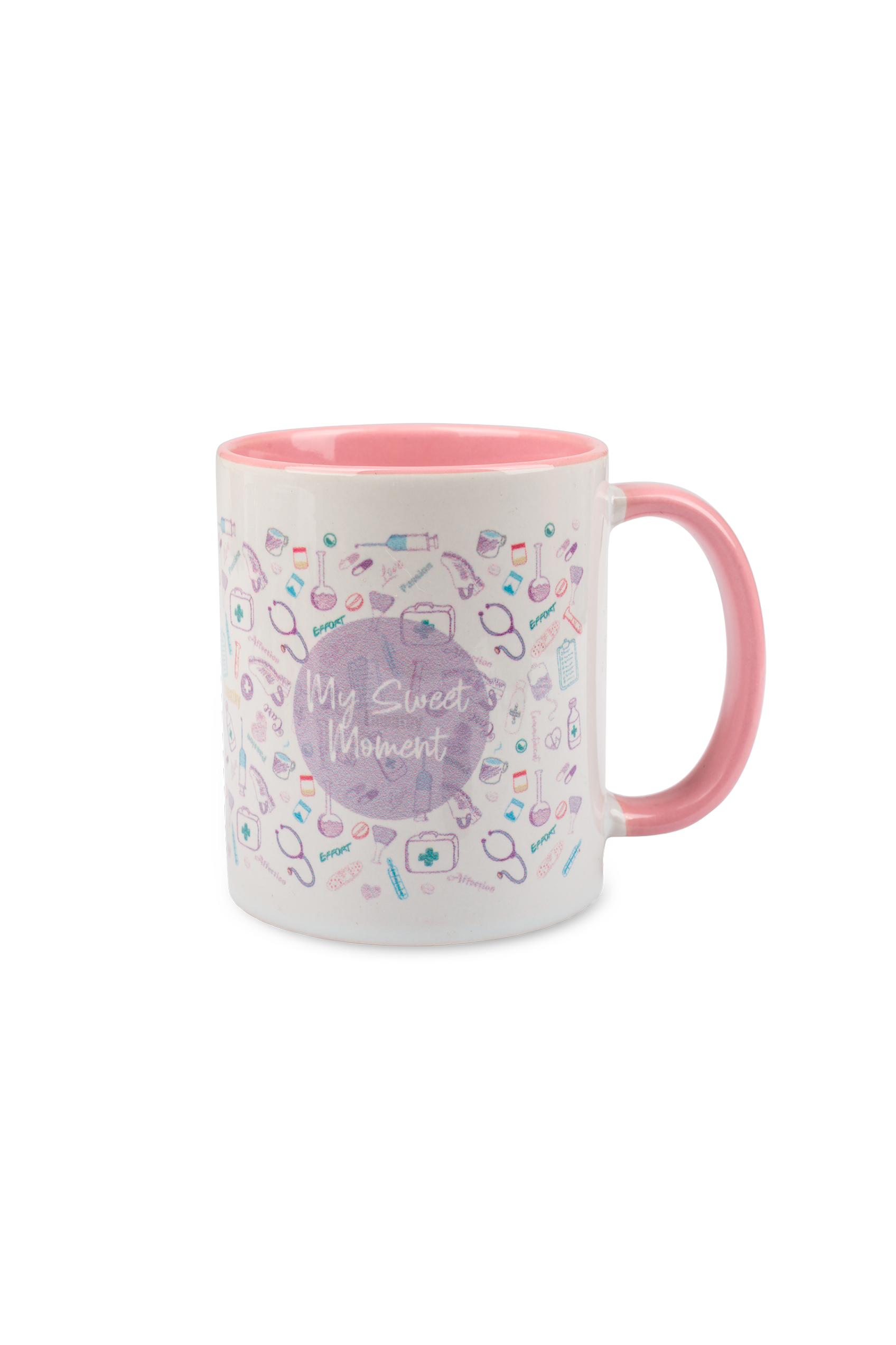 Enfermania Regalos Care Collection tasse céramique rose 350 ml