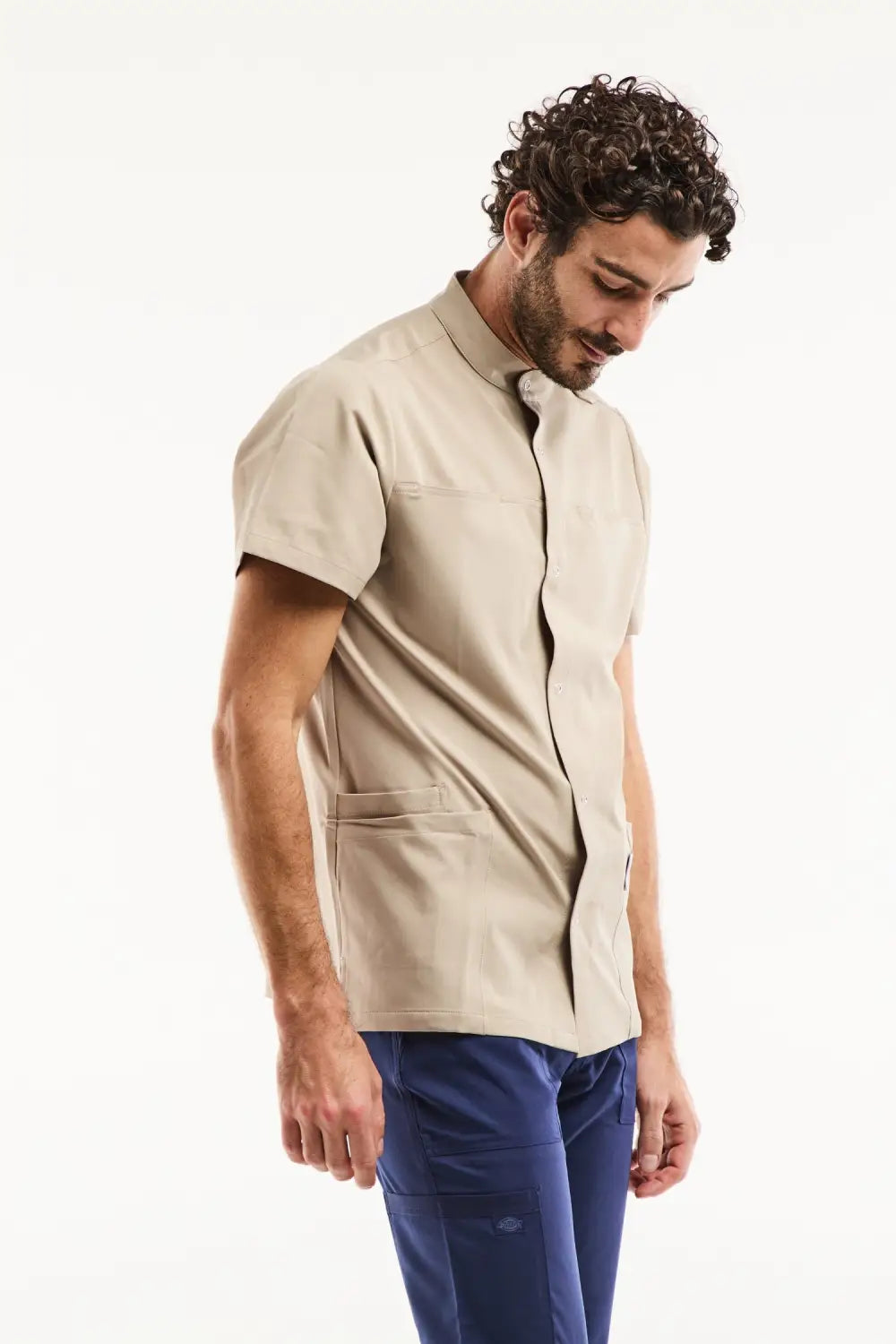 Aelin Noah blouse médicale homme sable stretch