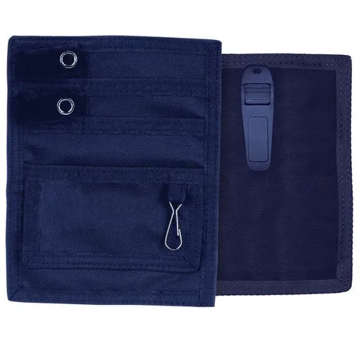 Enfermania organisateur de poche bleu marine nylon clip