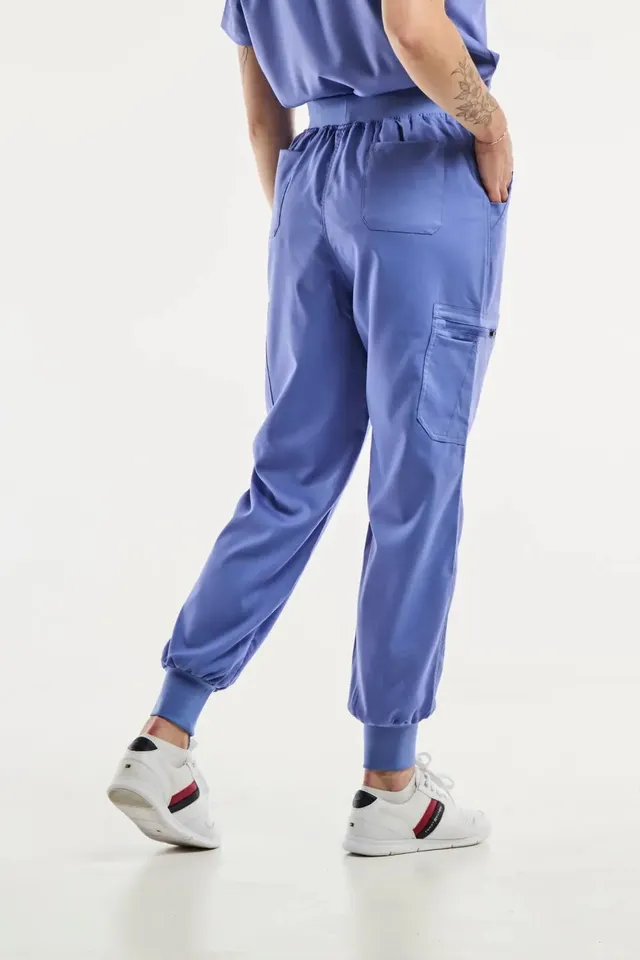 Aelin EMMA jogger pantalon médical bleu femme