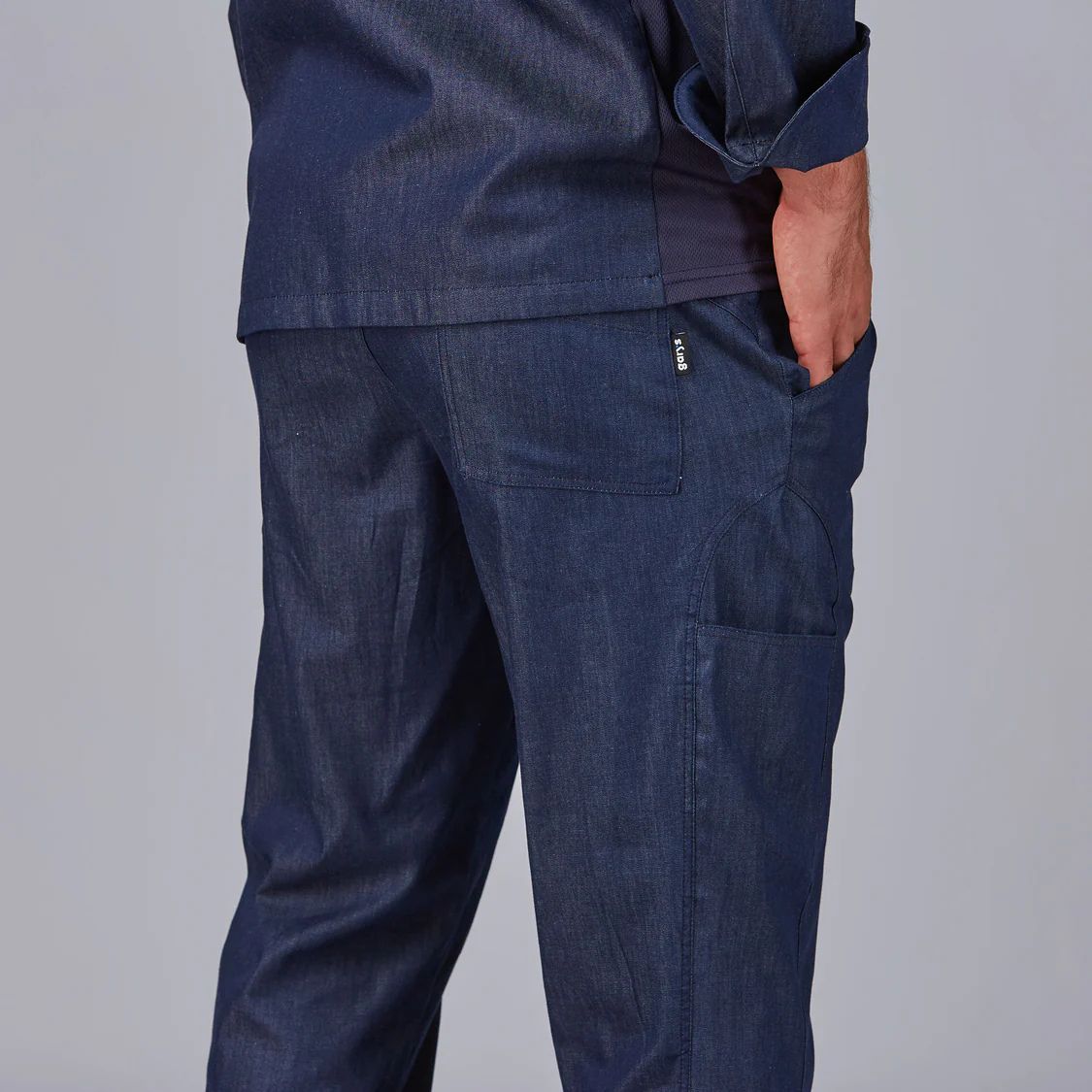 GARY'S Pants pantalon cuisine Zafiro denim cordon