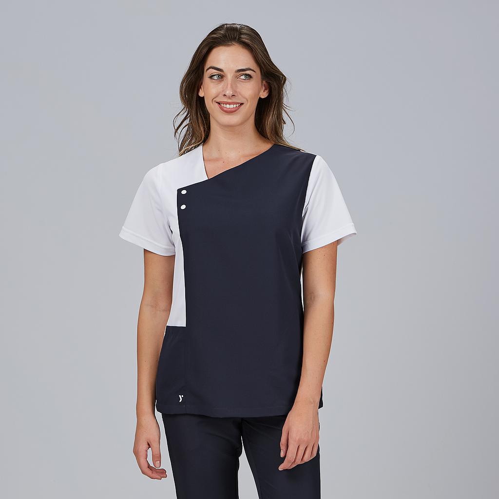 GARY'S Carlota blouse femme manches courtes microfibre noire