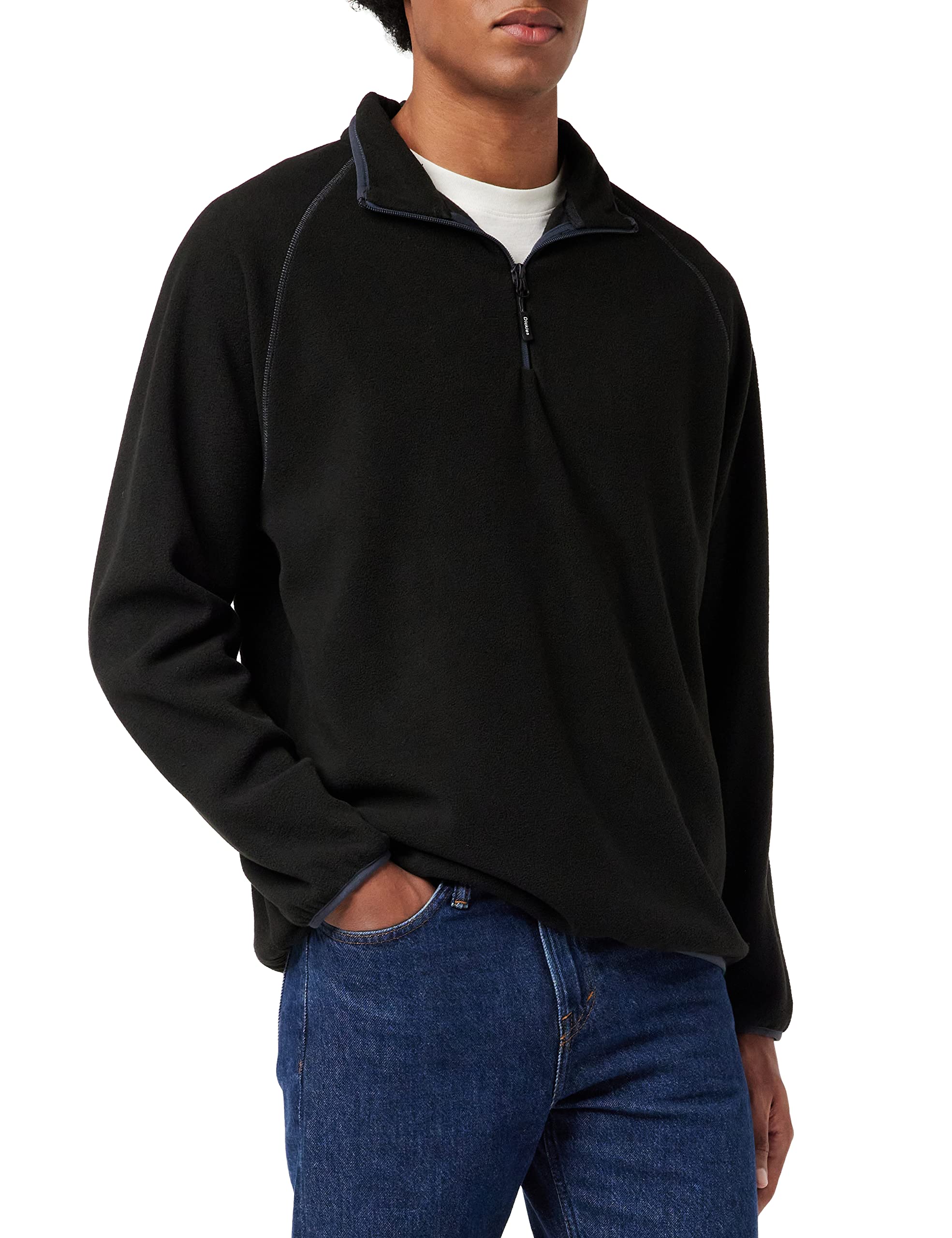 Dickies Smithfield Two Tone sweat polaire noir gris XL