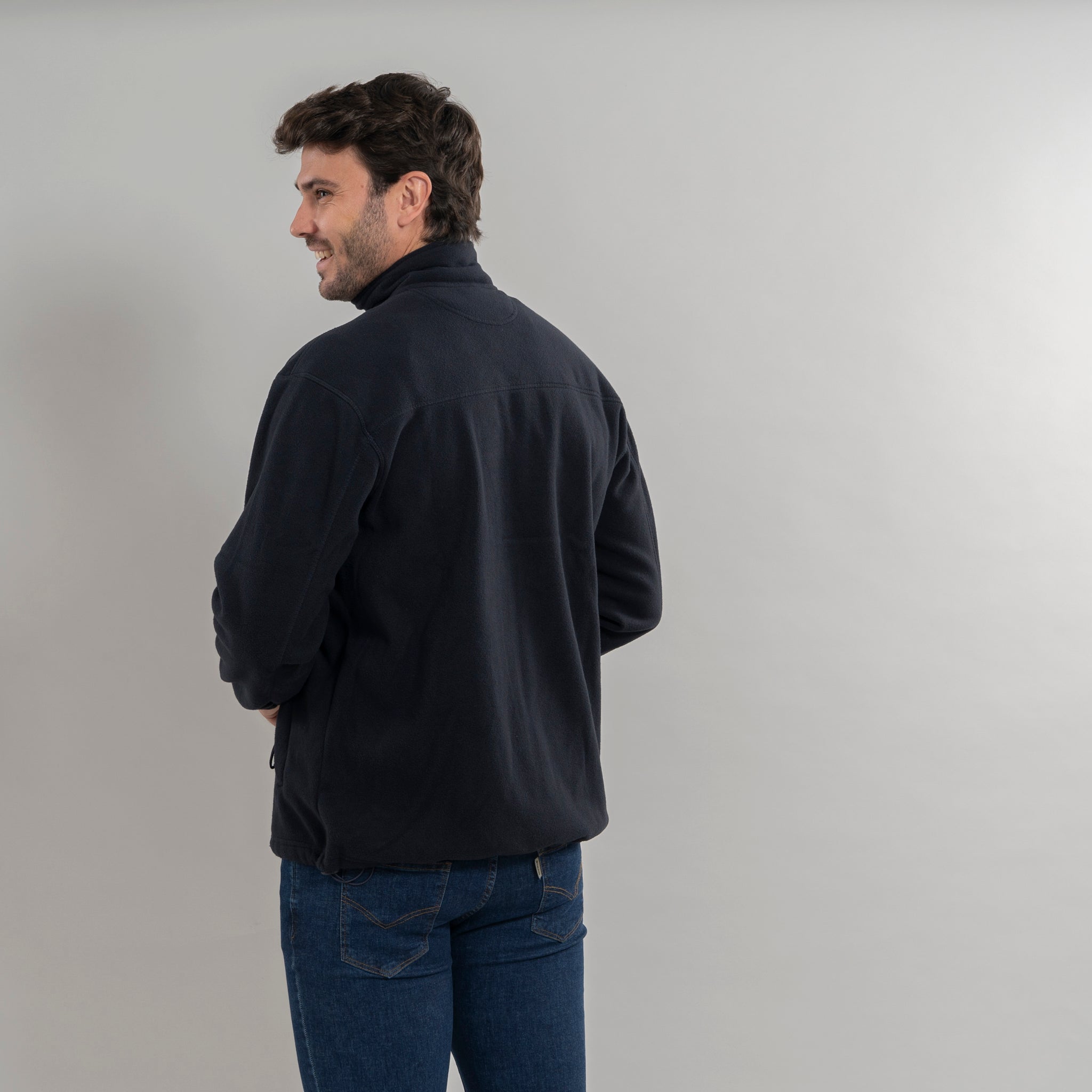 Gary's Ponferrada Veste Polaire Homme Noir Zippée