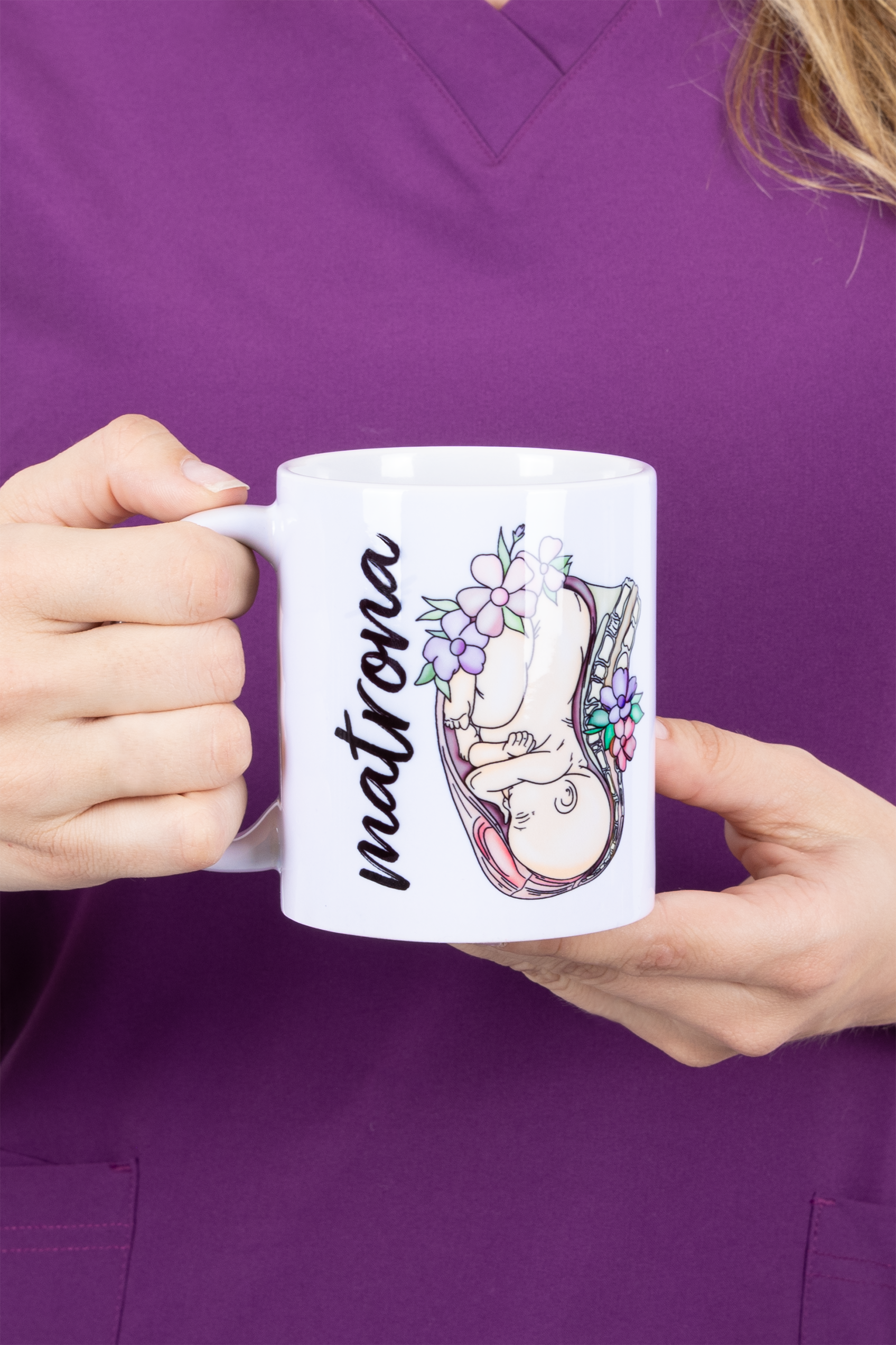 Enfermania Regalos tasse céramique blanche Matrona Vida 350 ml