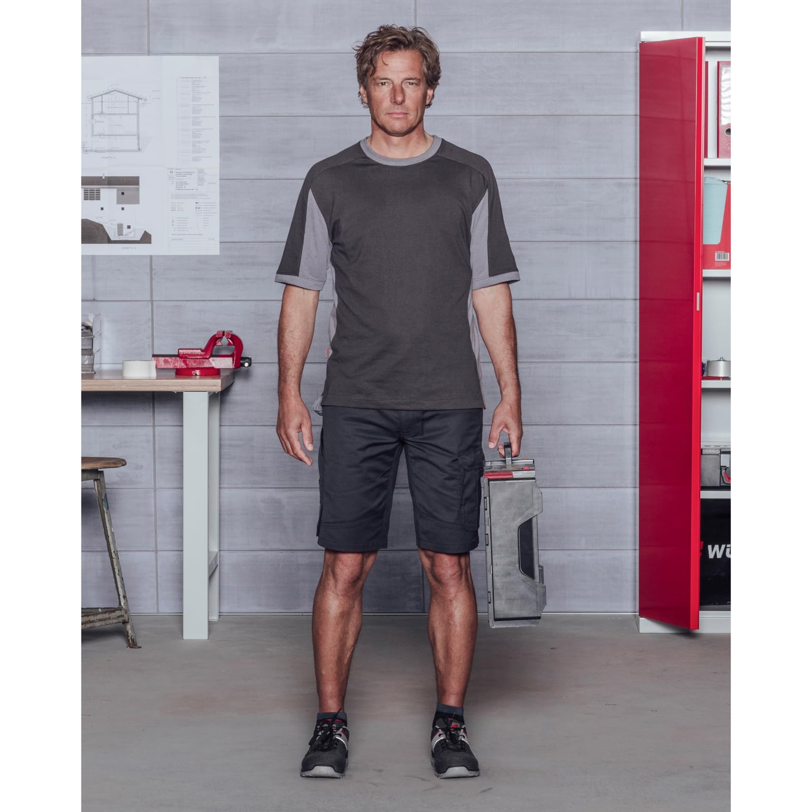 Würth MODYF Cetus bermuda travail anthracite lavage industriel