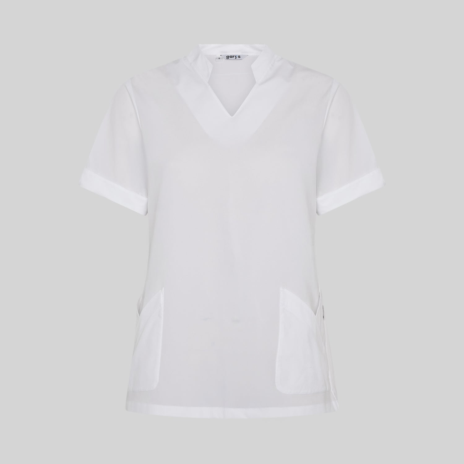 Gary's May blouse médicale noire manches courtes poche